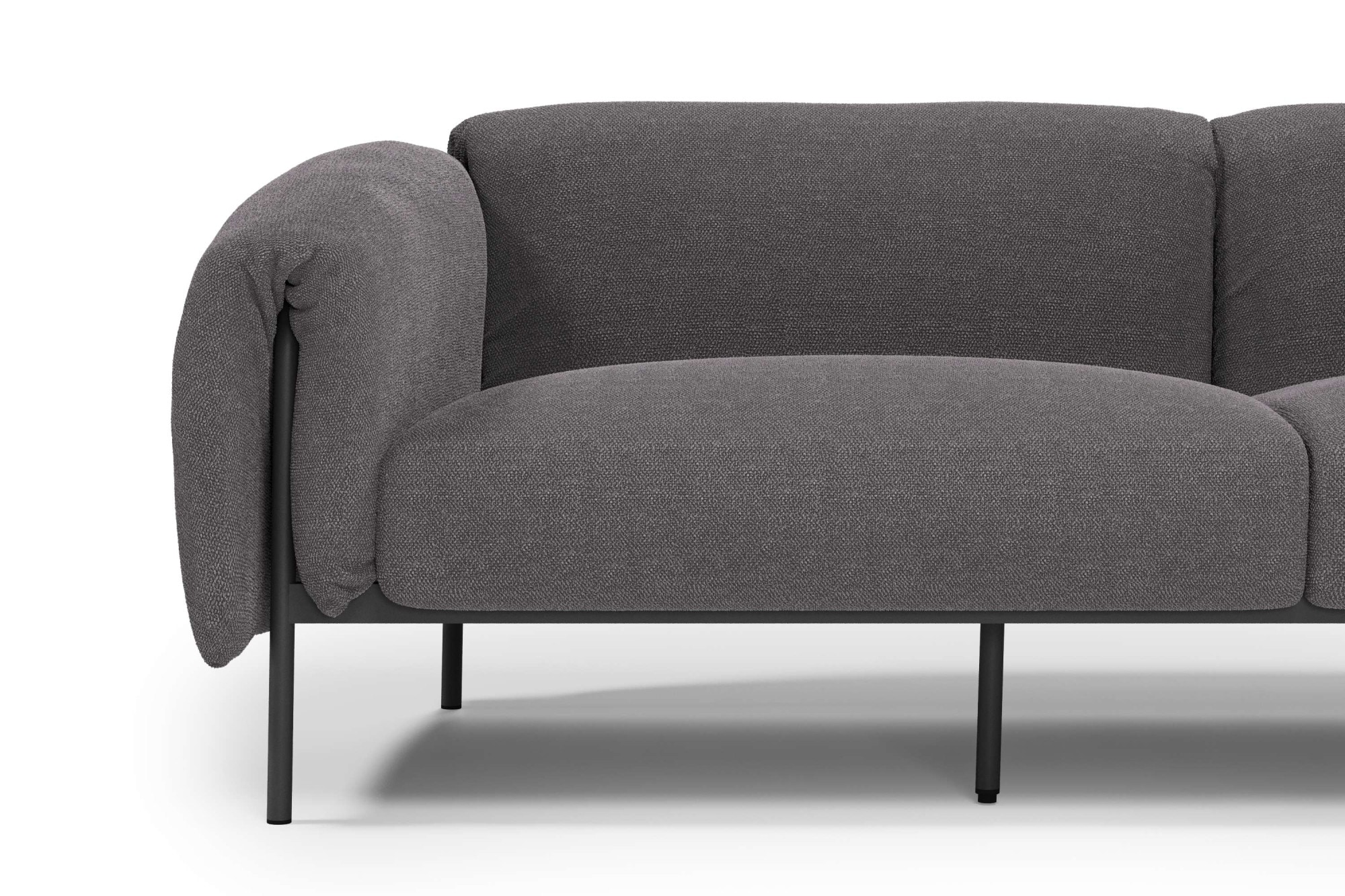 andas 3-Sitzer »Lumi«, Outdoor Gartensofa, wetterfeste Materialien, Breite 228 cm