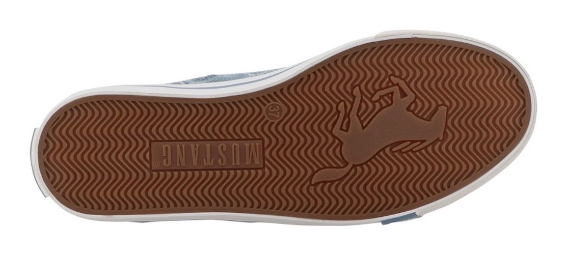 Mustang Shoes Sneaker »Winona«  High Top-Sneaker, Schnürboots mit Blüten-Stickerei