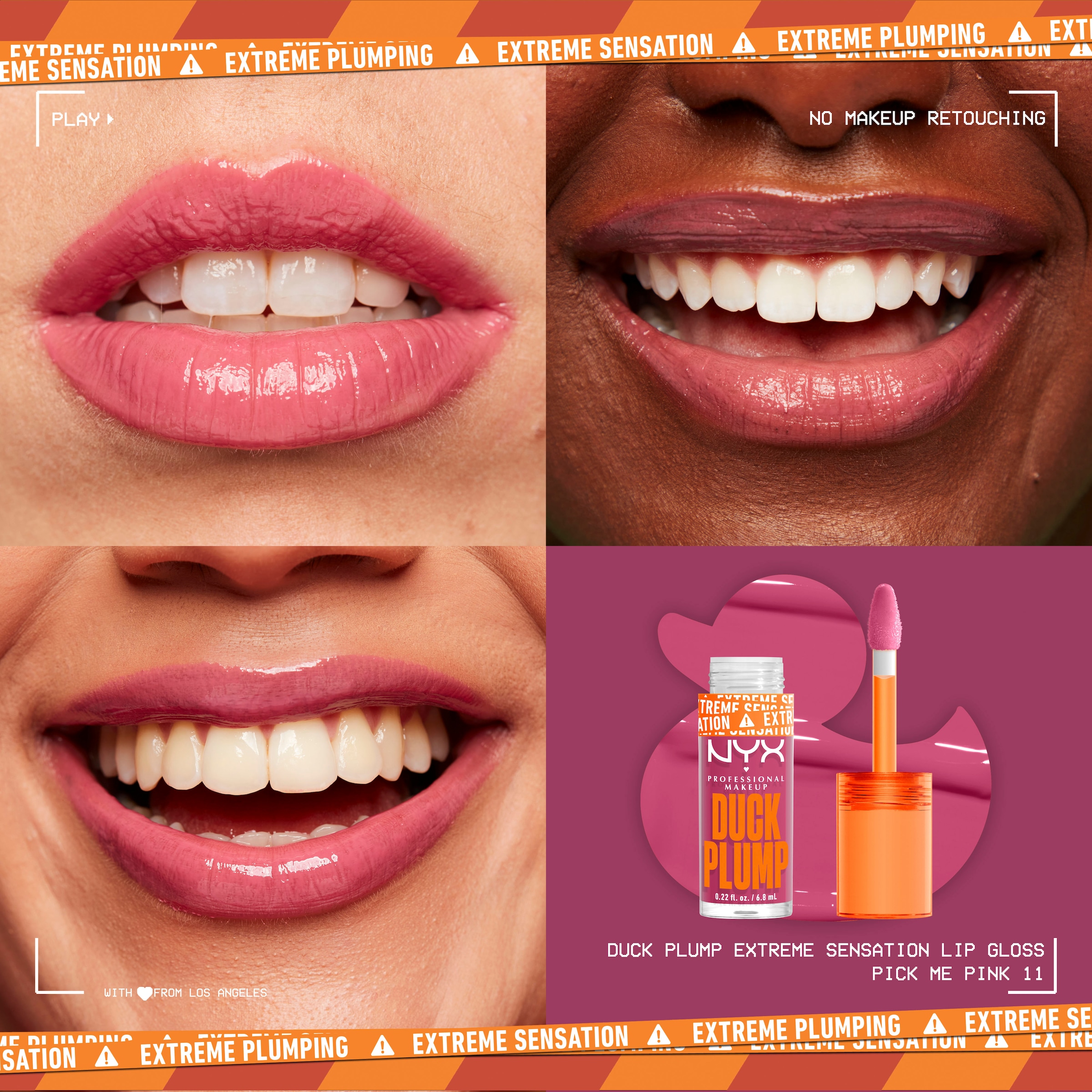 NYX Lip-Plumper »Duck Plump Lippgloss«, mit natürlichen Inhaltstoffen