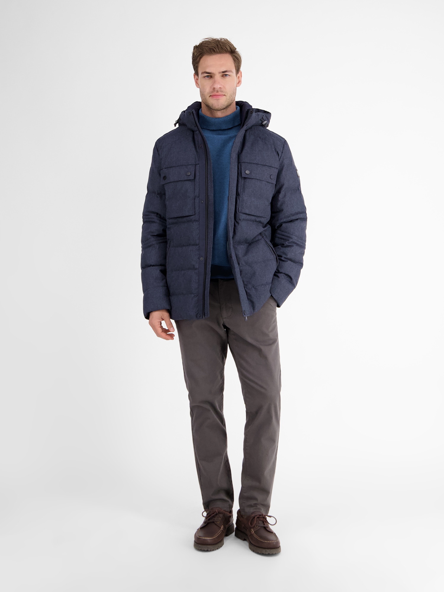 LERROS Rollkragenpullover »LERROS Herren Rollkragen-Strickpullover«