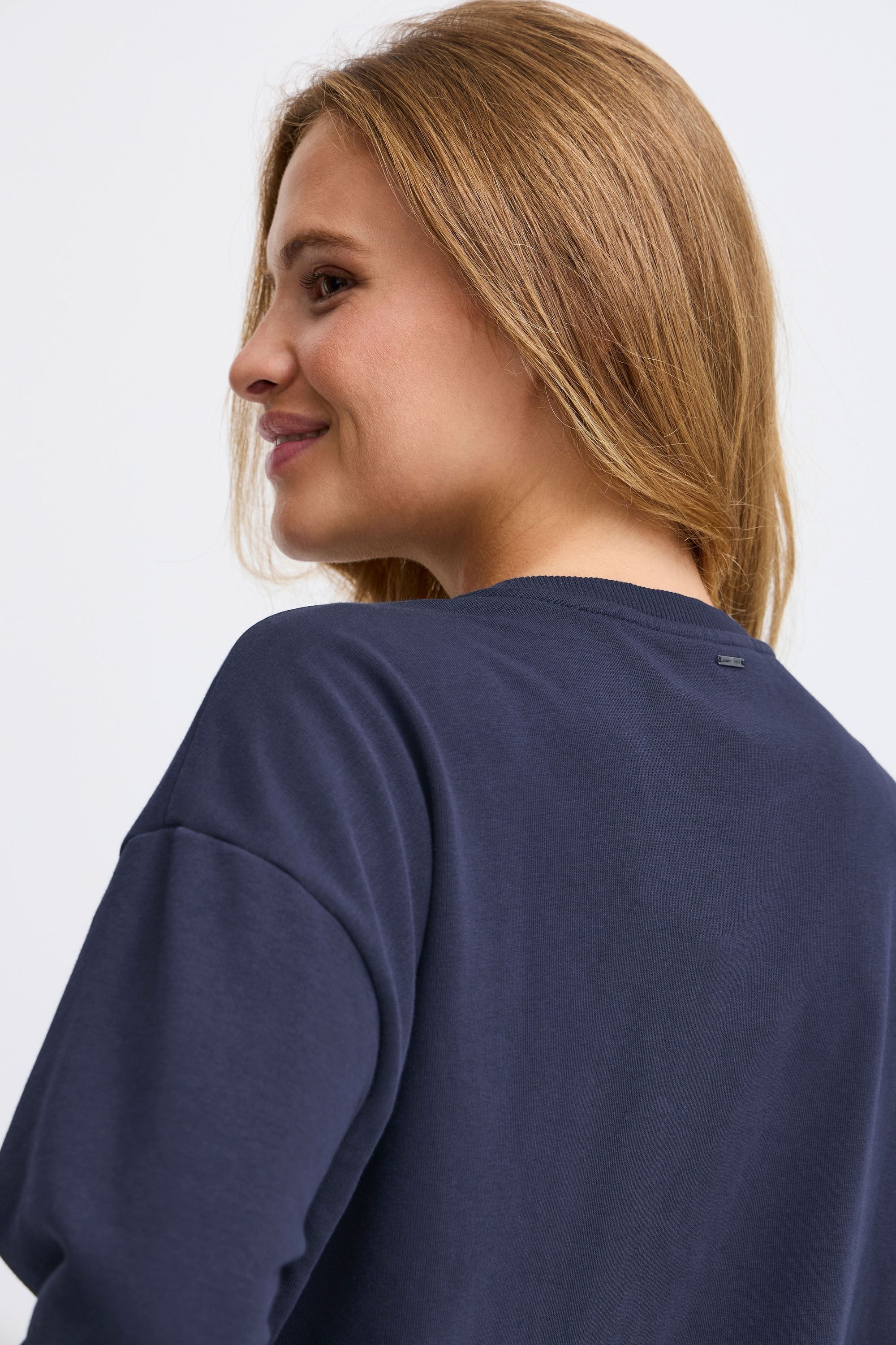 Pulz Jeans Sweatshirt »Rundhalspullover PZTABITA Logo Sweatshirt«