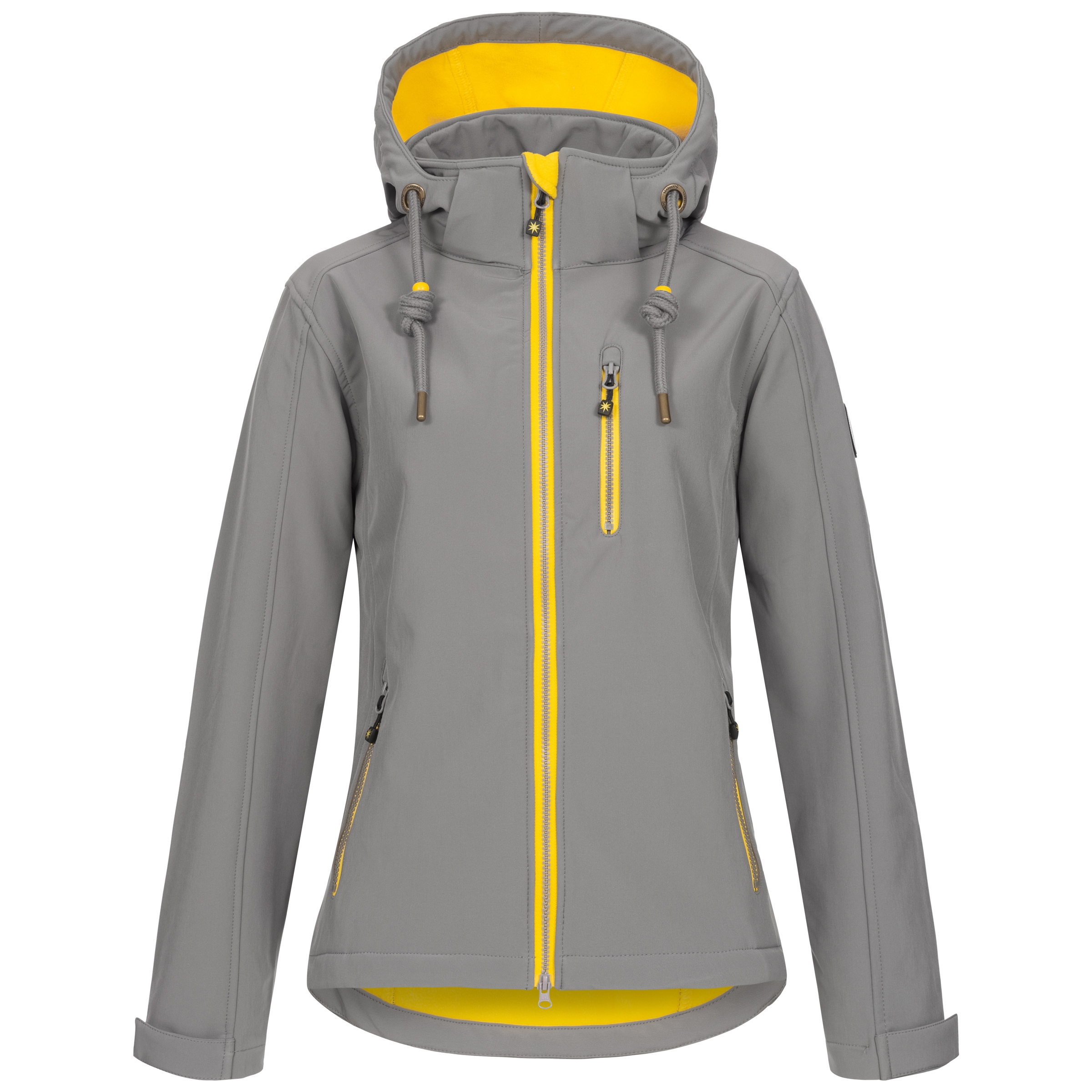 DEPROC Active Softshelljacke »PEAK CREEK WOMEN«, mit abnehmbarer Kapuze