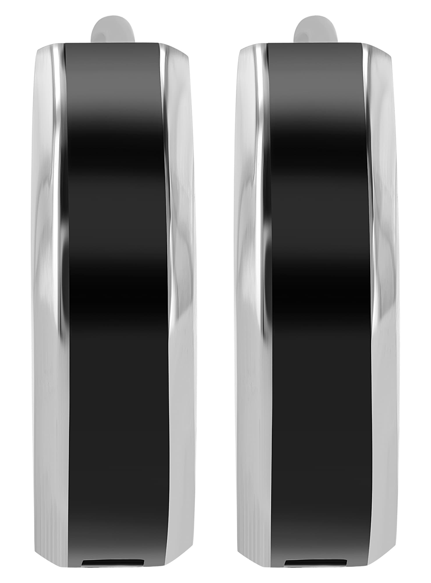 Adelia´s Paar Creolen »Unisex Ohrringe ¿ Creole aus Edelstahl«