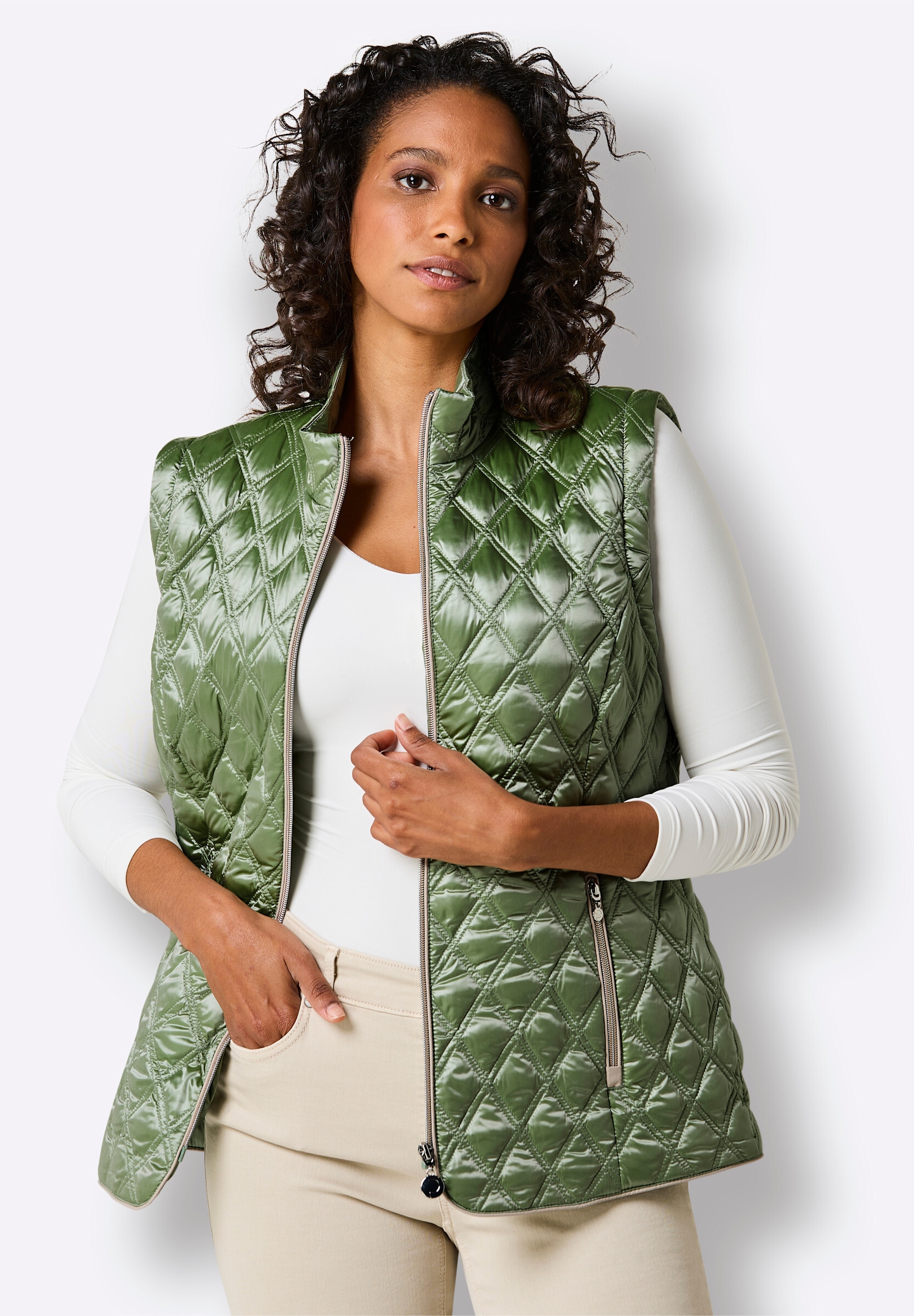 creation L Daunenjacke »Daunen-Steppjacke Leichtdaunenjacke mit 2 Tragevarianten«