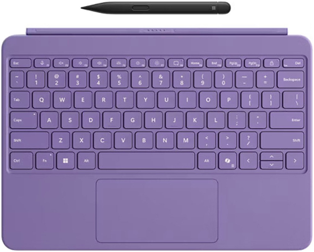 Microsoft Tastatur mit Touchpad »Surface Pro 12 Zoll mit Slim Pen«, (Multimedia-Tasten-Fn-Tasten-Touchpad-Funktionstasten)