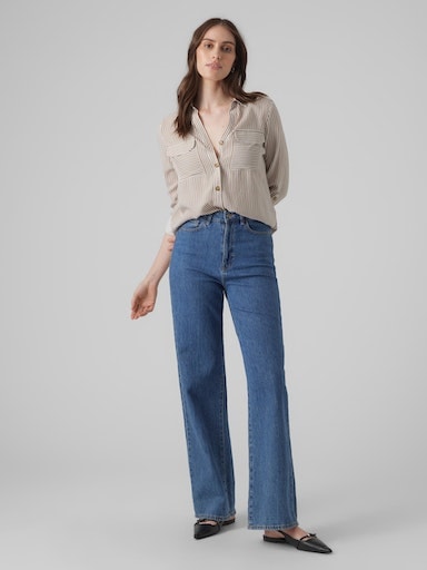 Vero Moda Hemdbluse »VMBUMPY L/S SHIRT NEW WVN GA NOOS«