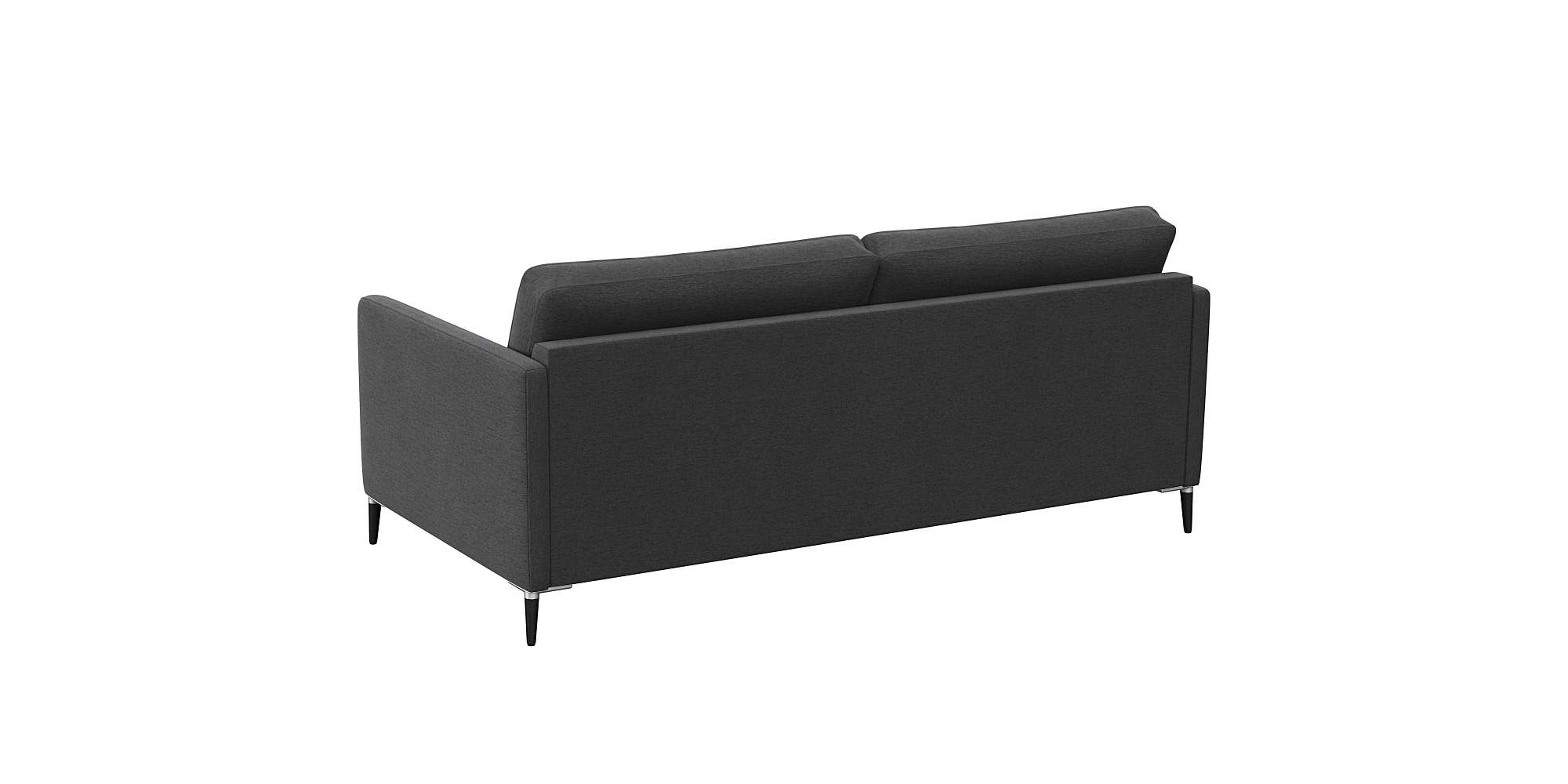 FLEXLUX 2,5-Sitzer »Fiore, super bequem durch hochwertigen Sitzaufbau mit Kaltschaum«, schmale Armlehnen, Füße Alu+schwarz