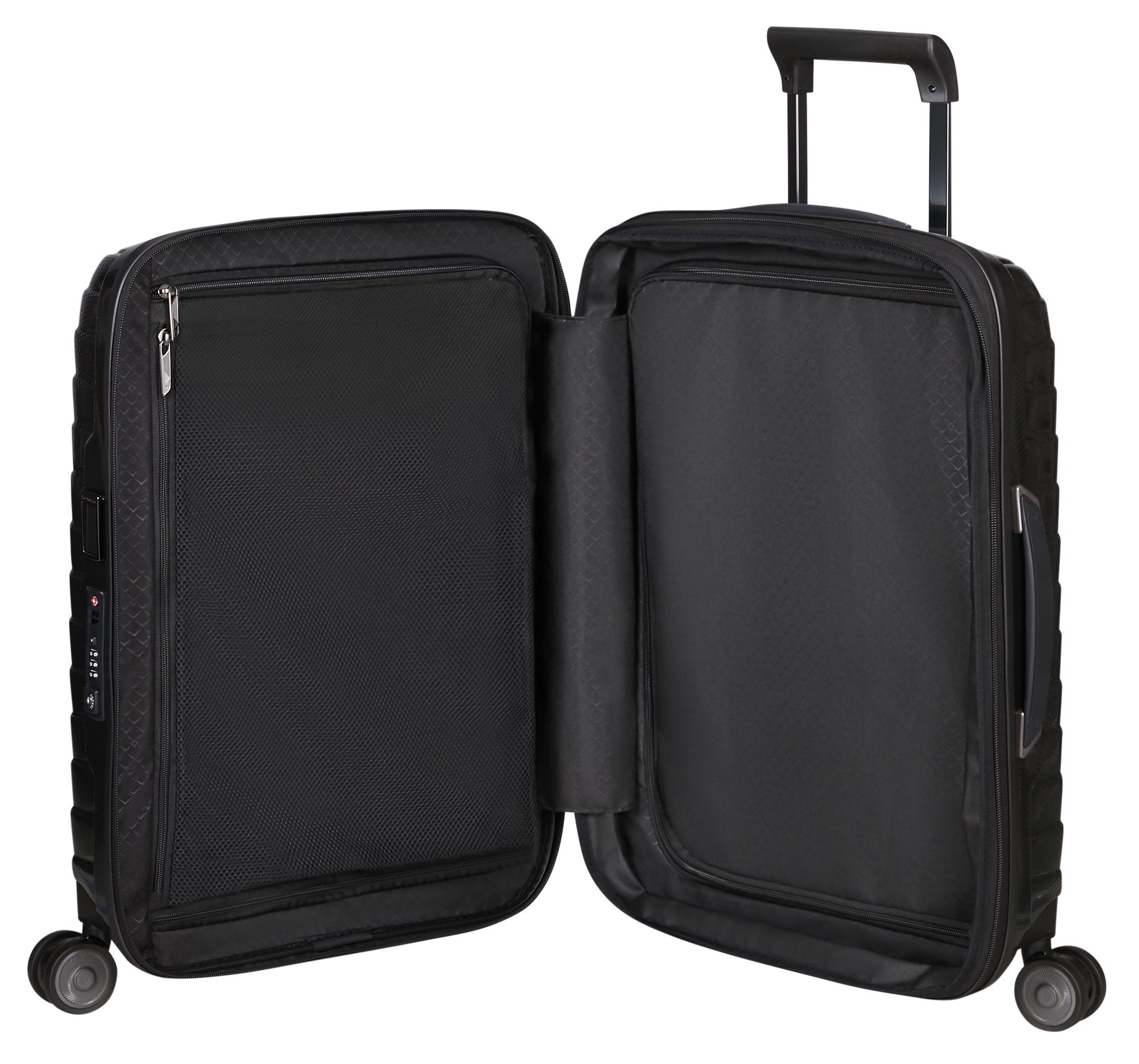 Samsonite Hartschalen-Trolley »PROXIS, verschiedene Farben« 40 l 4 Rollen aus Polypropylen, Tragegriff oben und seitlich