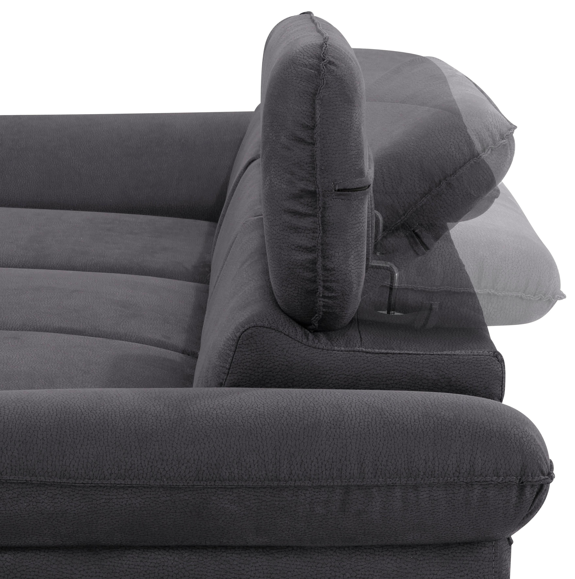 Home affaire Ecksofa »Pilot L-Form«, mit Kopfteilverstellung, wahlweise mit Bettfunktion & Bettkasten