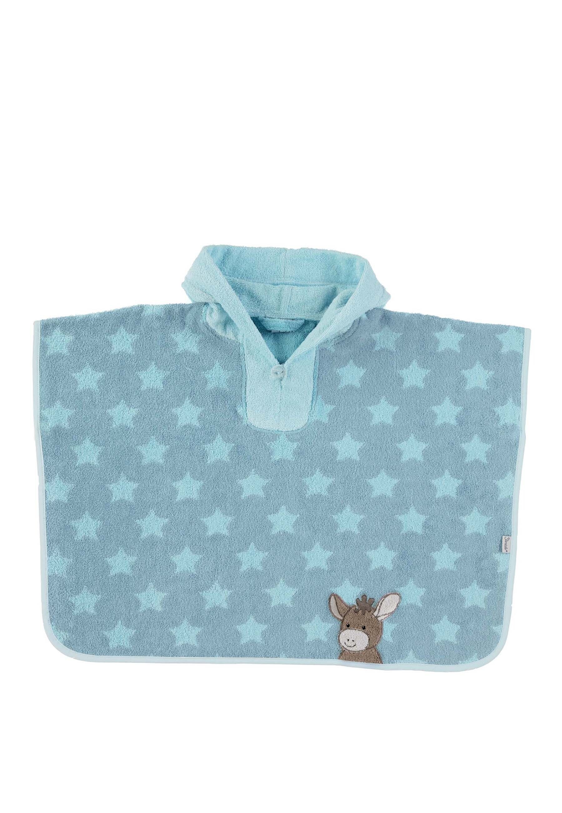 Sterntaler® Kapuzenhandtuch »Badeponcho ESEL Emmi«, (1 St.)