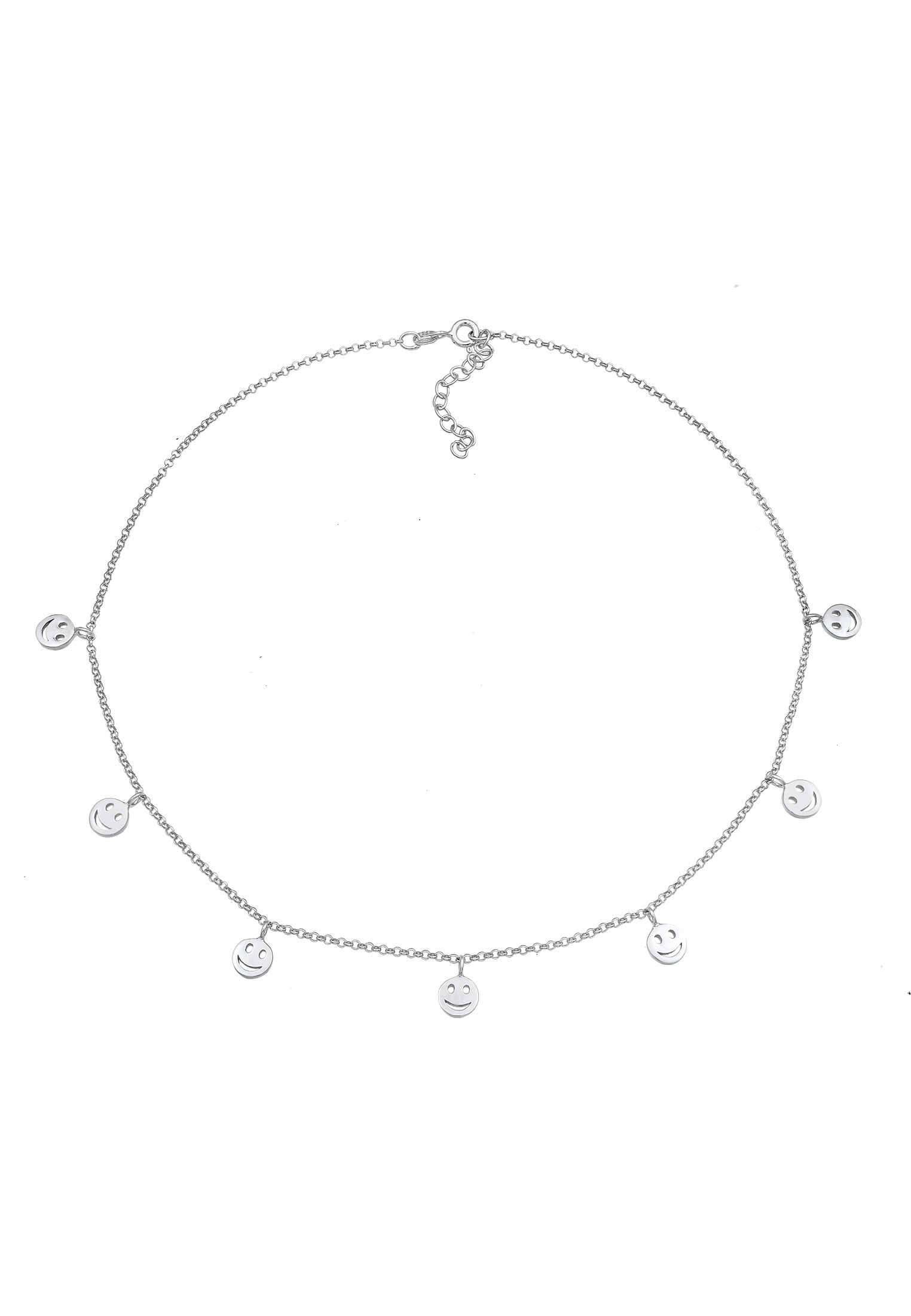Elli Choker »Halskette Choker Kette Basic Smiling 925 Silber«