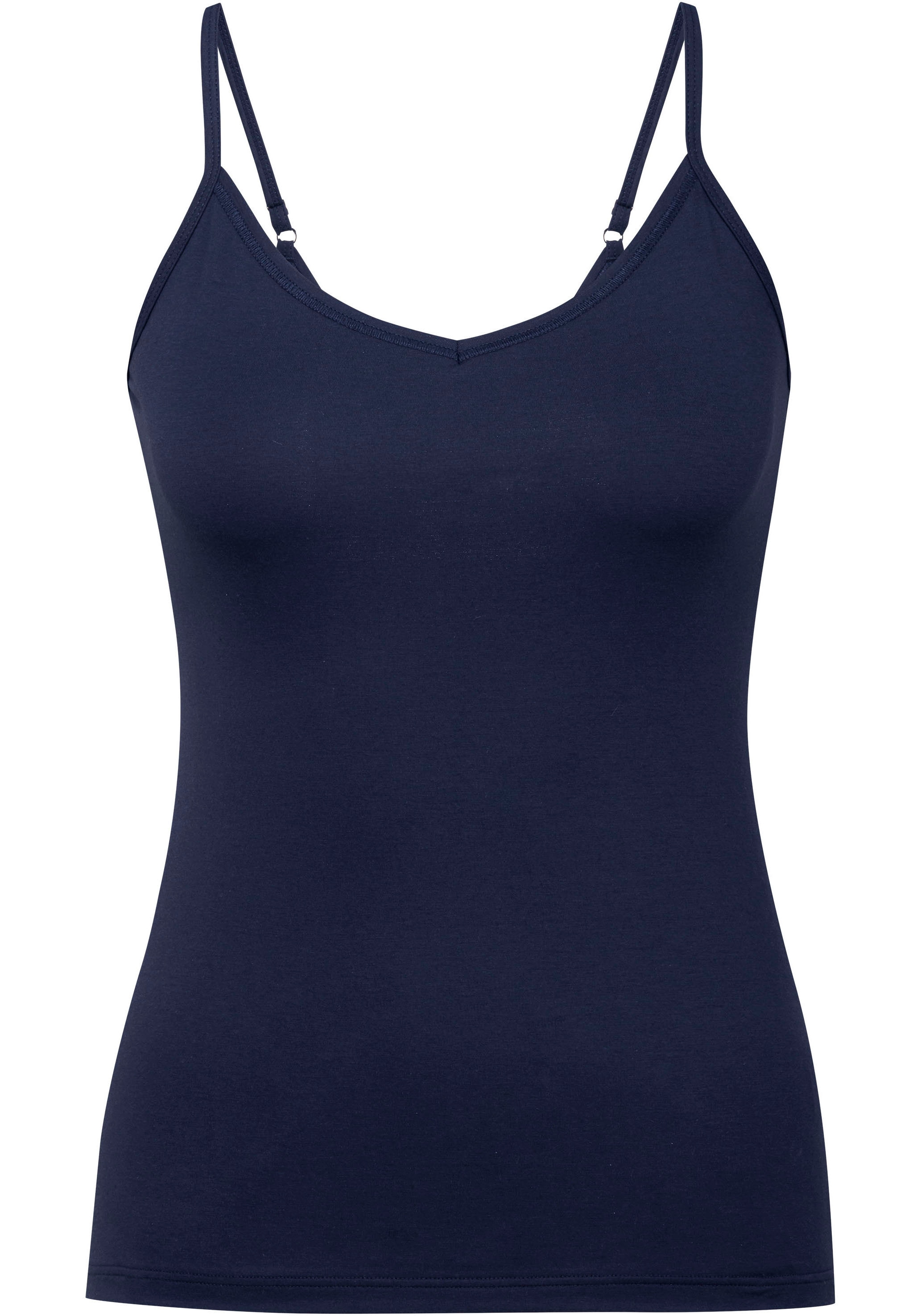 CALIDA Unterhemd »Natural Joy«, Basic-Top, Träger verstellbar, extra-flache Seitennähte