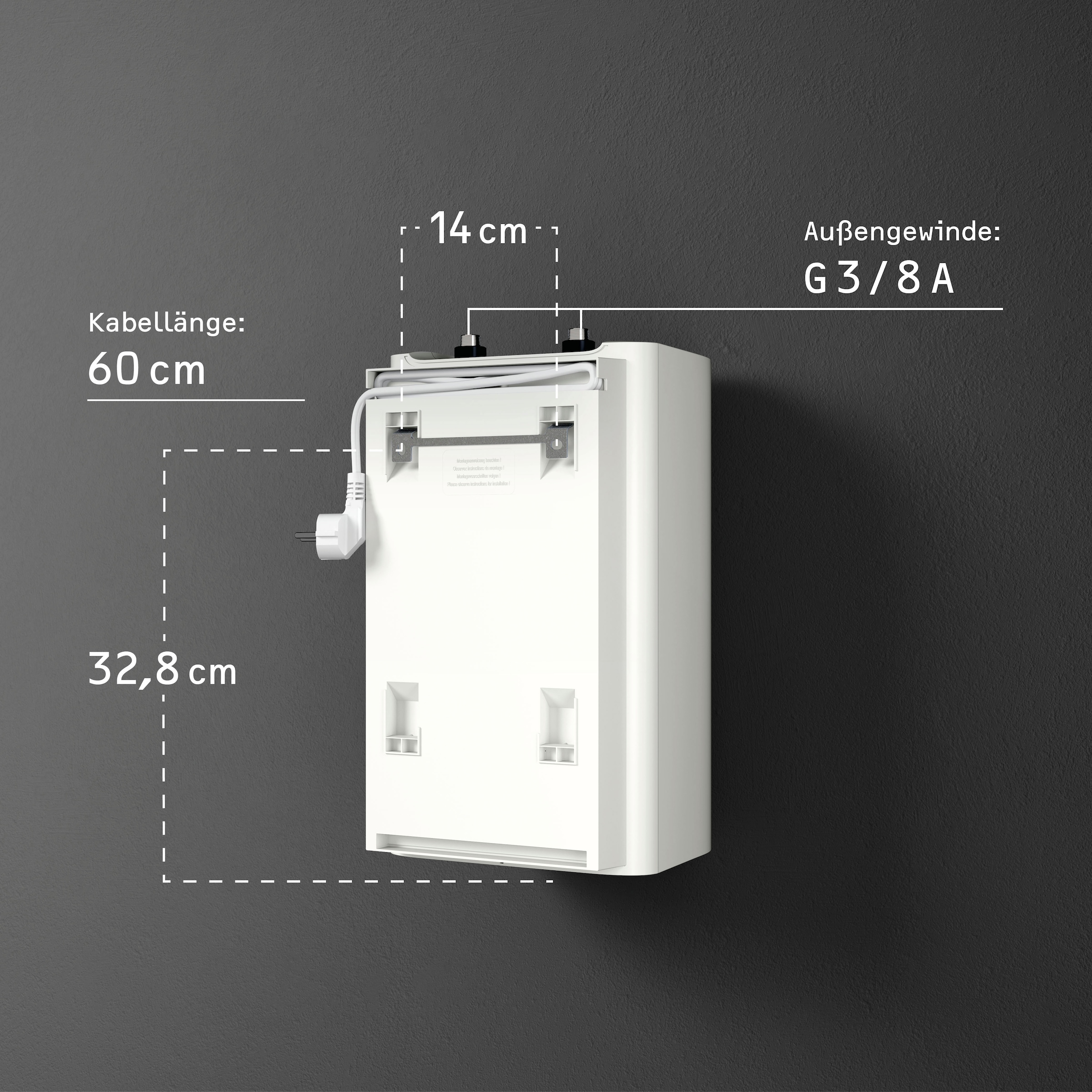 STIEBEL ELTRON Kleinspeicher »UFP 5 Trend, Untertischboiler 5 Liter«, Niederdruck, mit Stecker