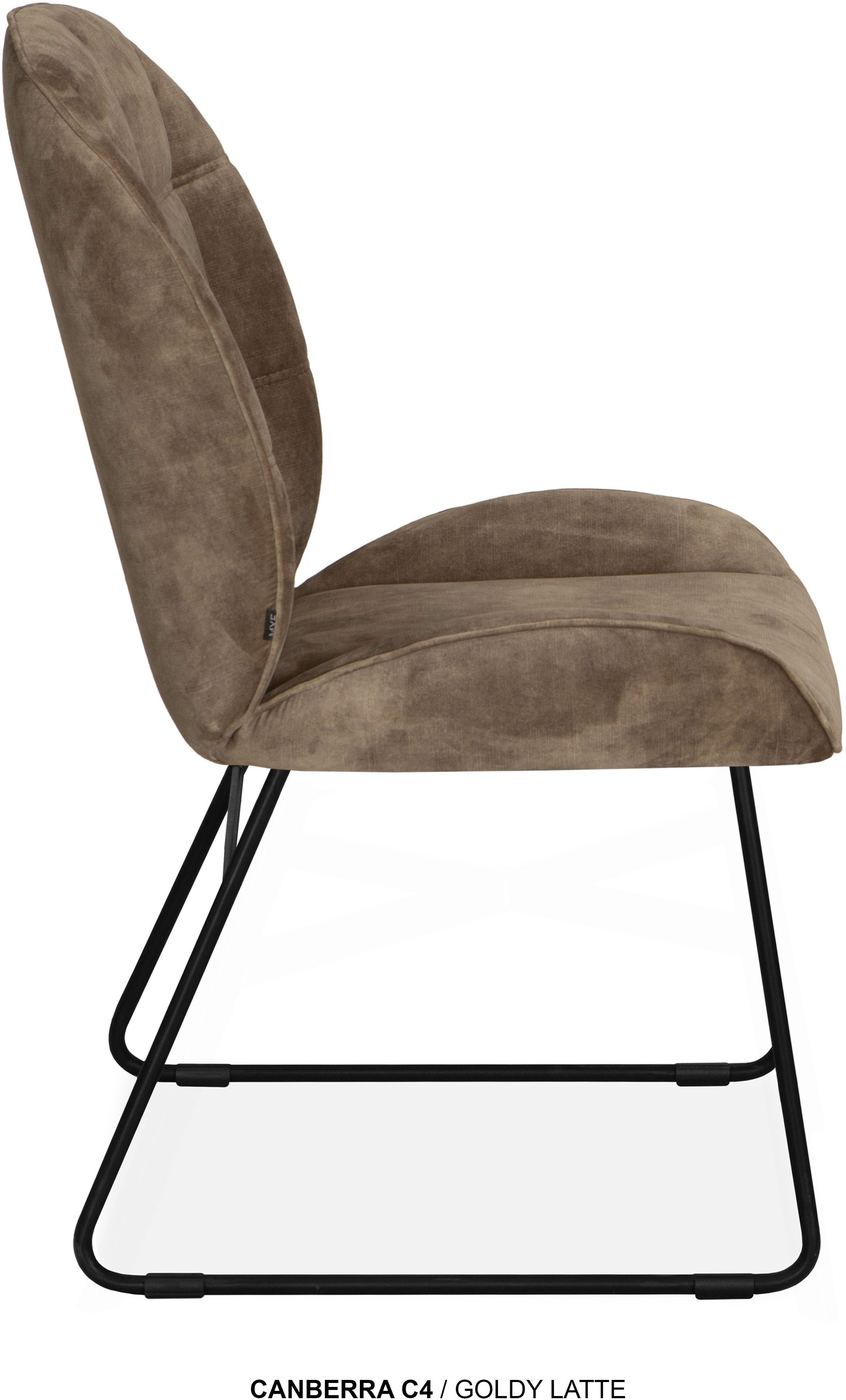 OMG Design Esszimmerstuhl »Canberra« (Set) 1 Stk.Esszimmerstuhl, pflegeleichter Samtvelour Bezug