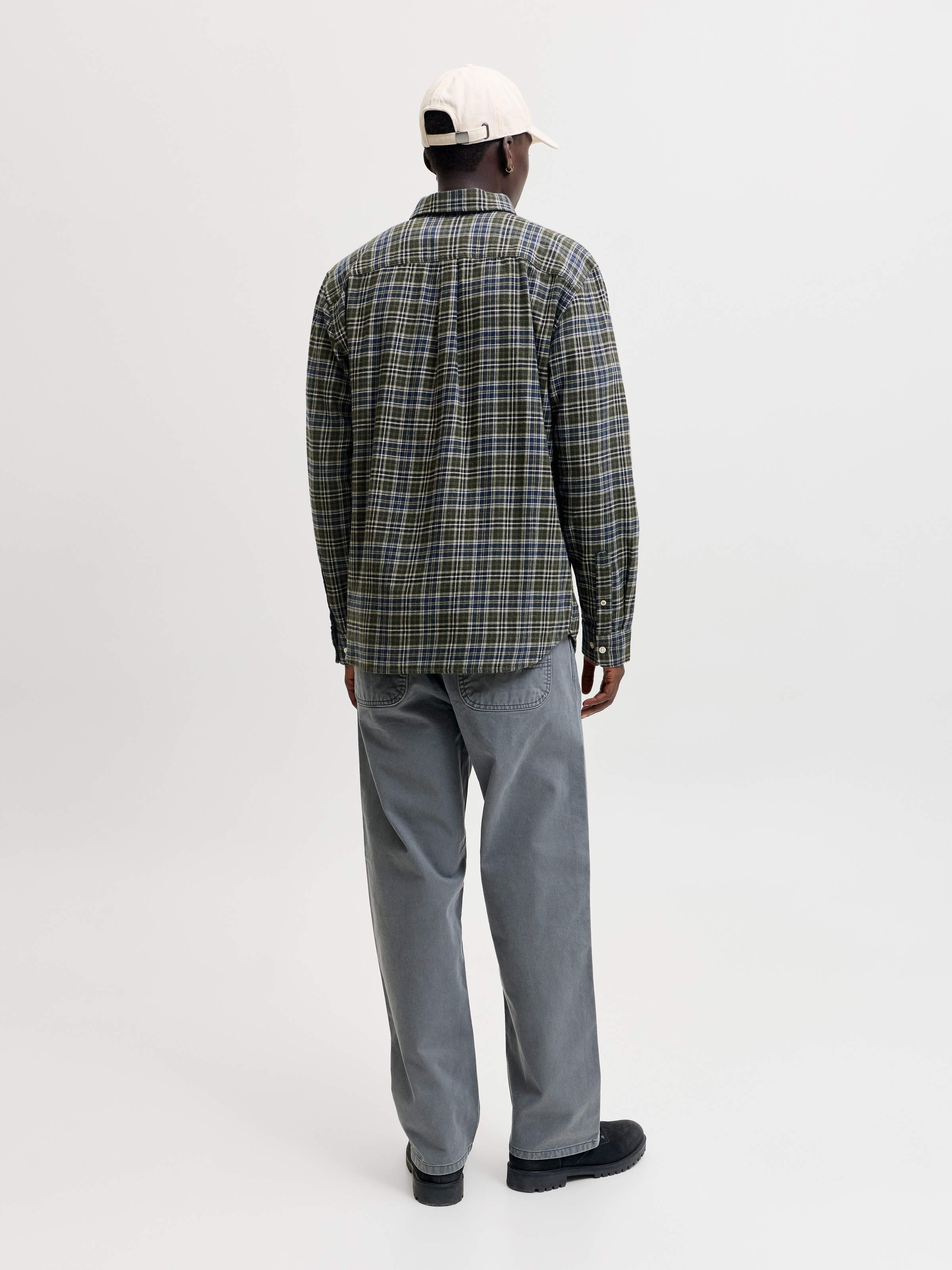 Jack & Jones Langarmhemd »JJEFIELD CHECK SHIRT LS SN« Baumwolle, normal geschnitten