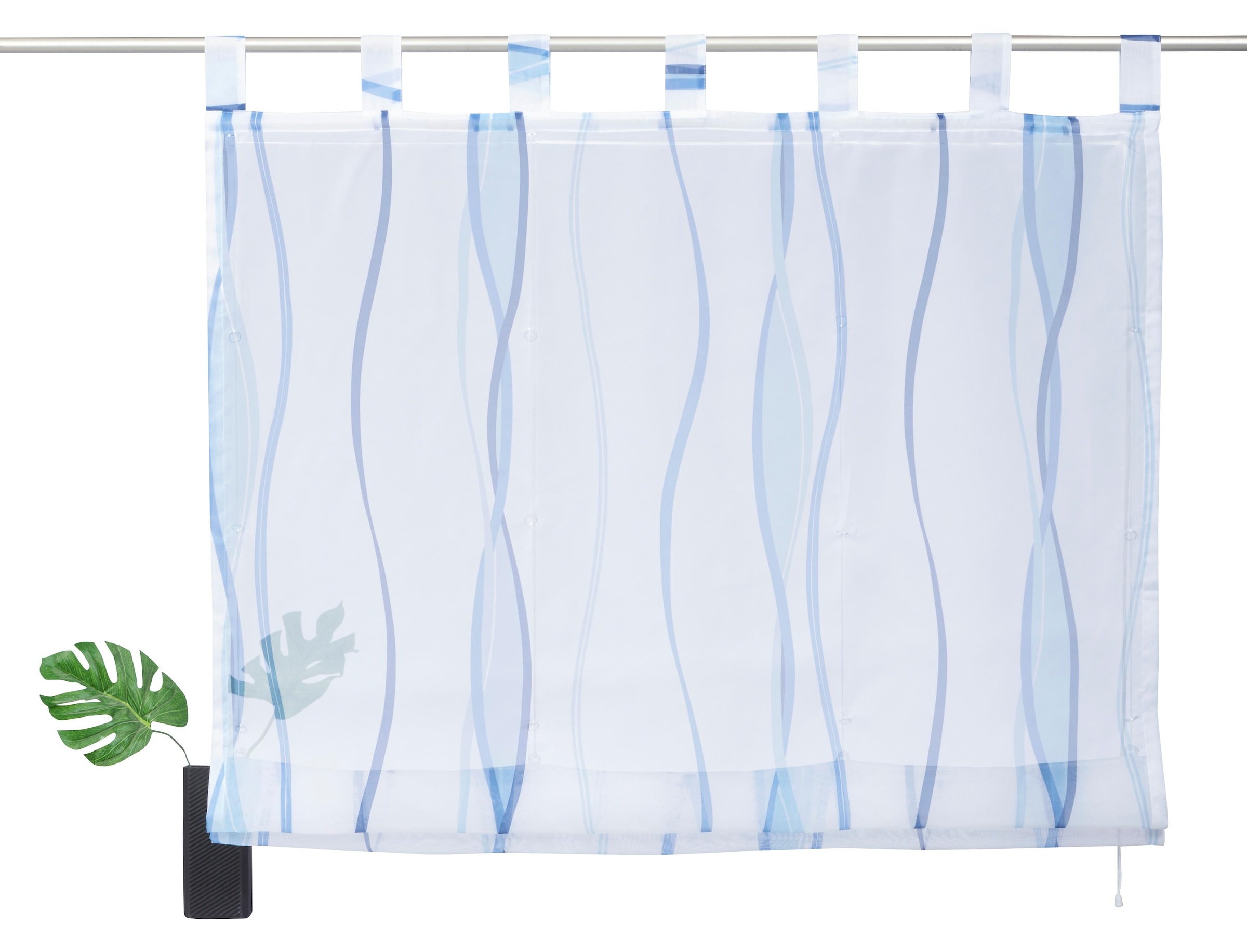 my home Raffrollo »Dimona«, im Transparent, OTTO Voile, Schlaufen, Polyester bestellen mit Online Shop