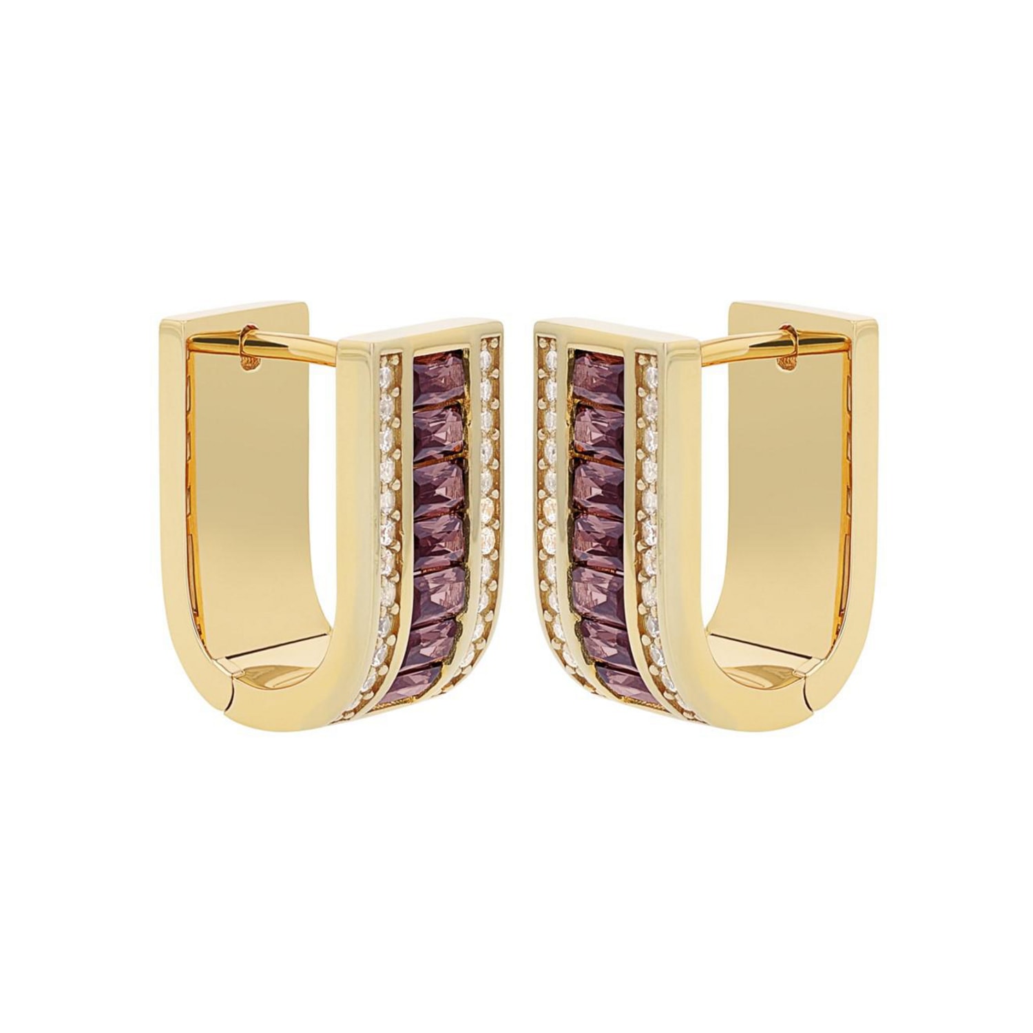 JOOP! Paar Creolen »Schmuck, Geschenk« mit Zirkonia (synth.)