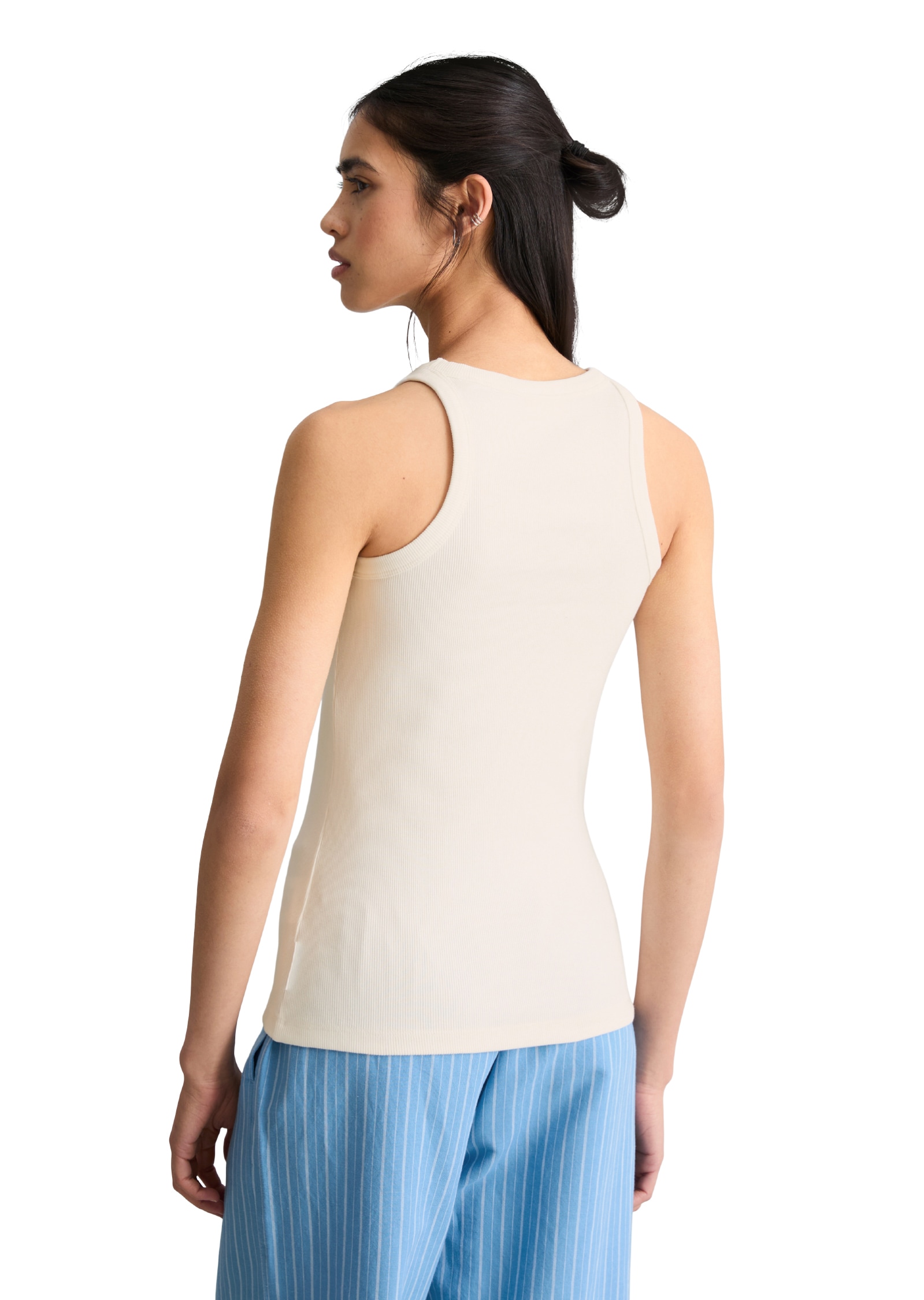 Marc O'Polo DENIM Tanktop Ripp-Top slim aus reinem Organic Cotton