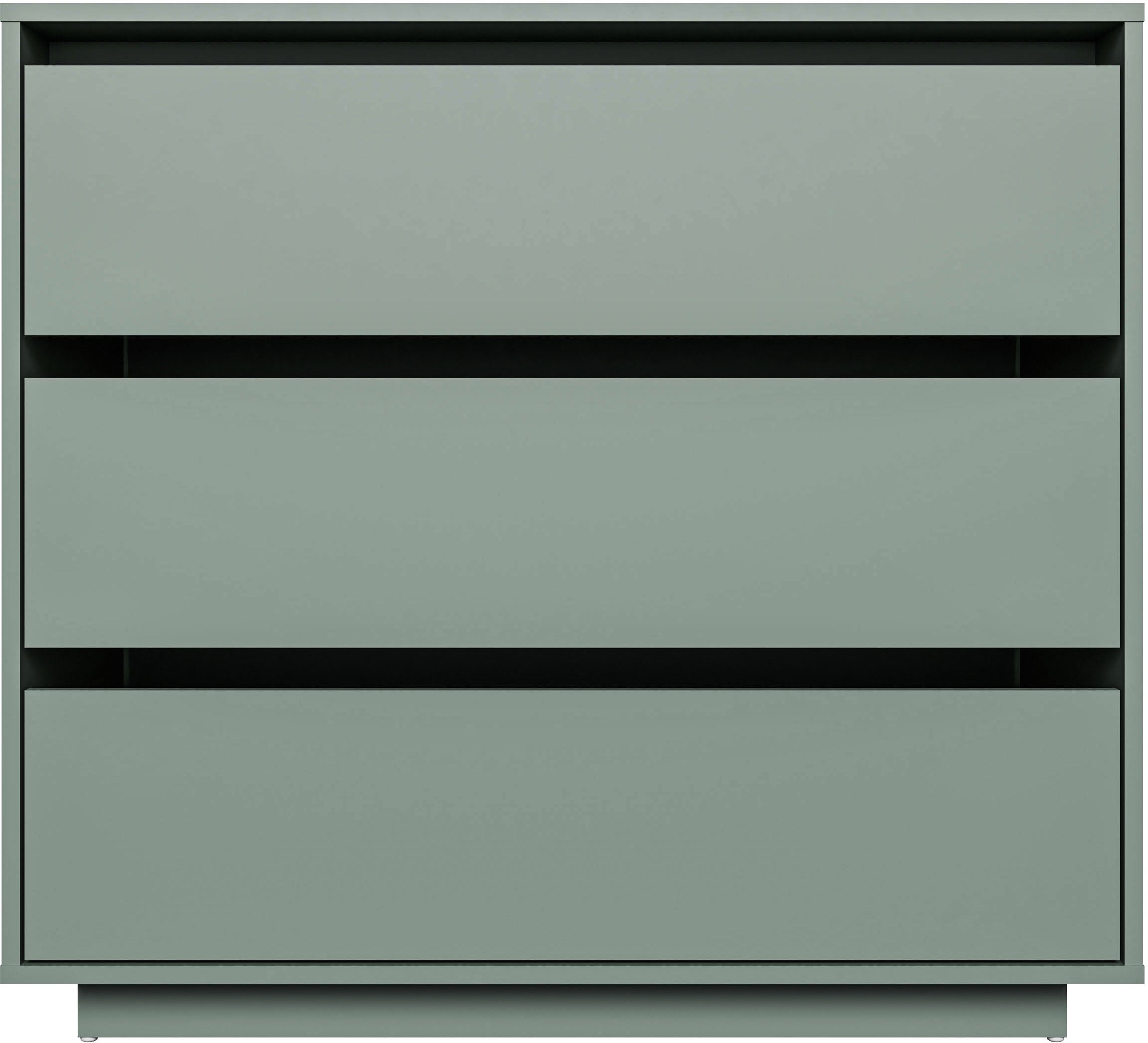 FORTE Kommode »Tahoe Kommode, 3 Schubkästen, grifflos, Stauraum« B/H/T 93,5/86,7/41,4 cm viel Stauraum