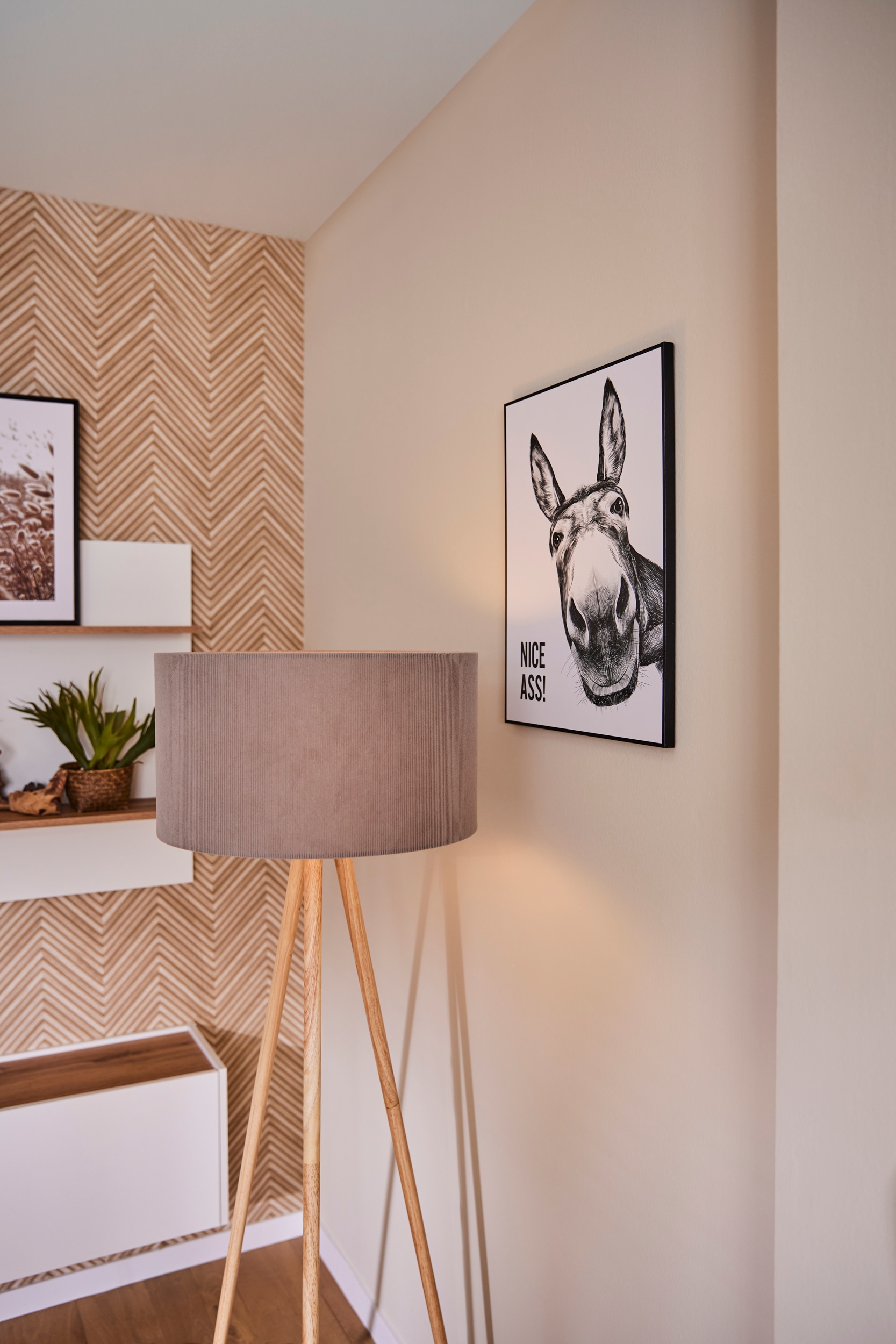 Reinders! Bild mit Rahmen »Nice Ass«