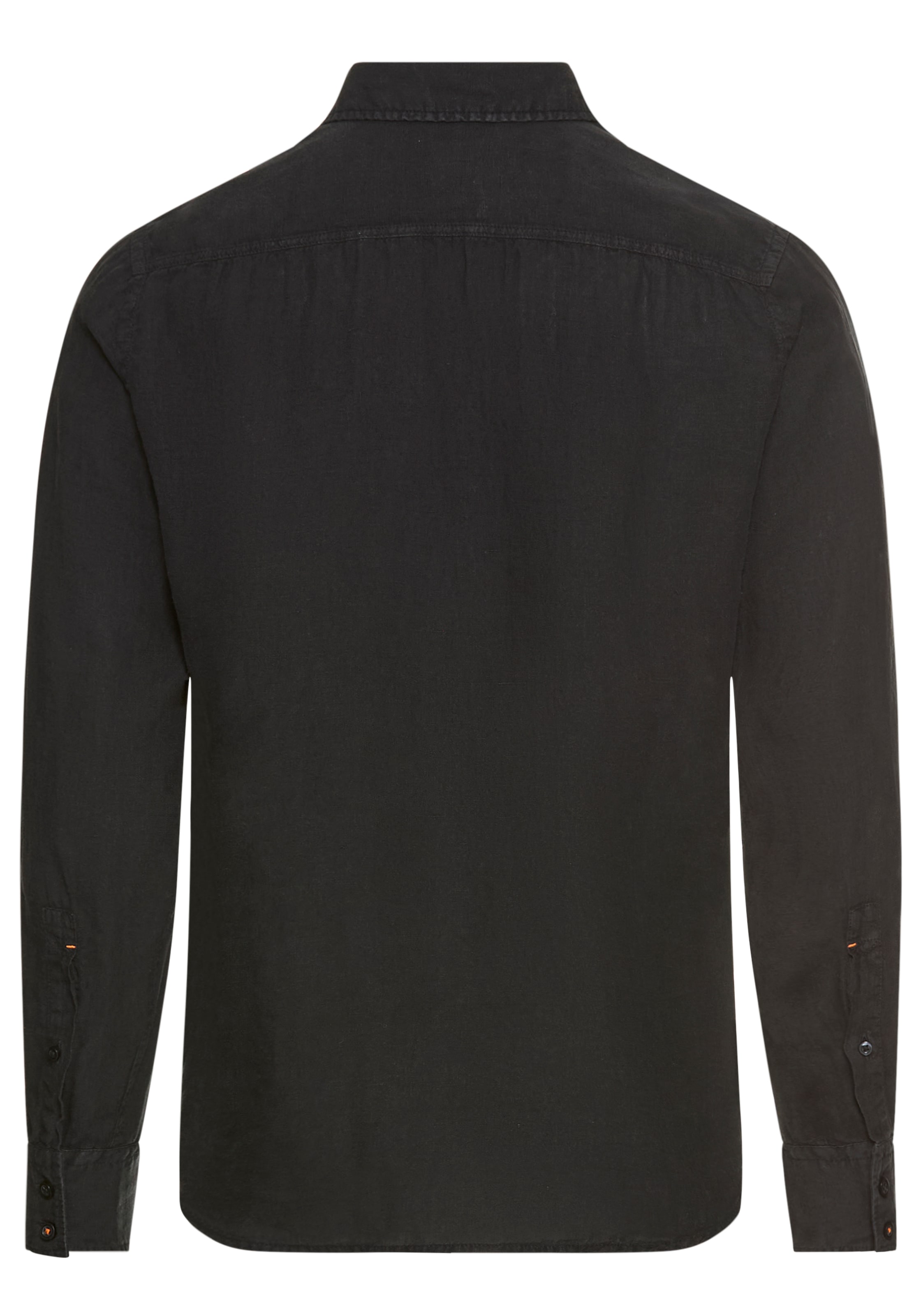 BOSS ORANGE Leinenhemd »Relegant«, mit Markenlabel