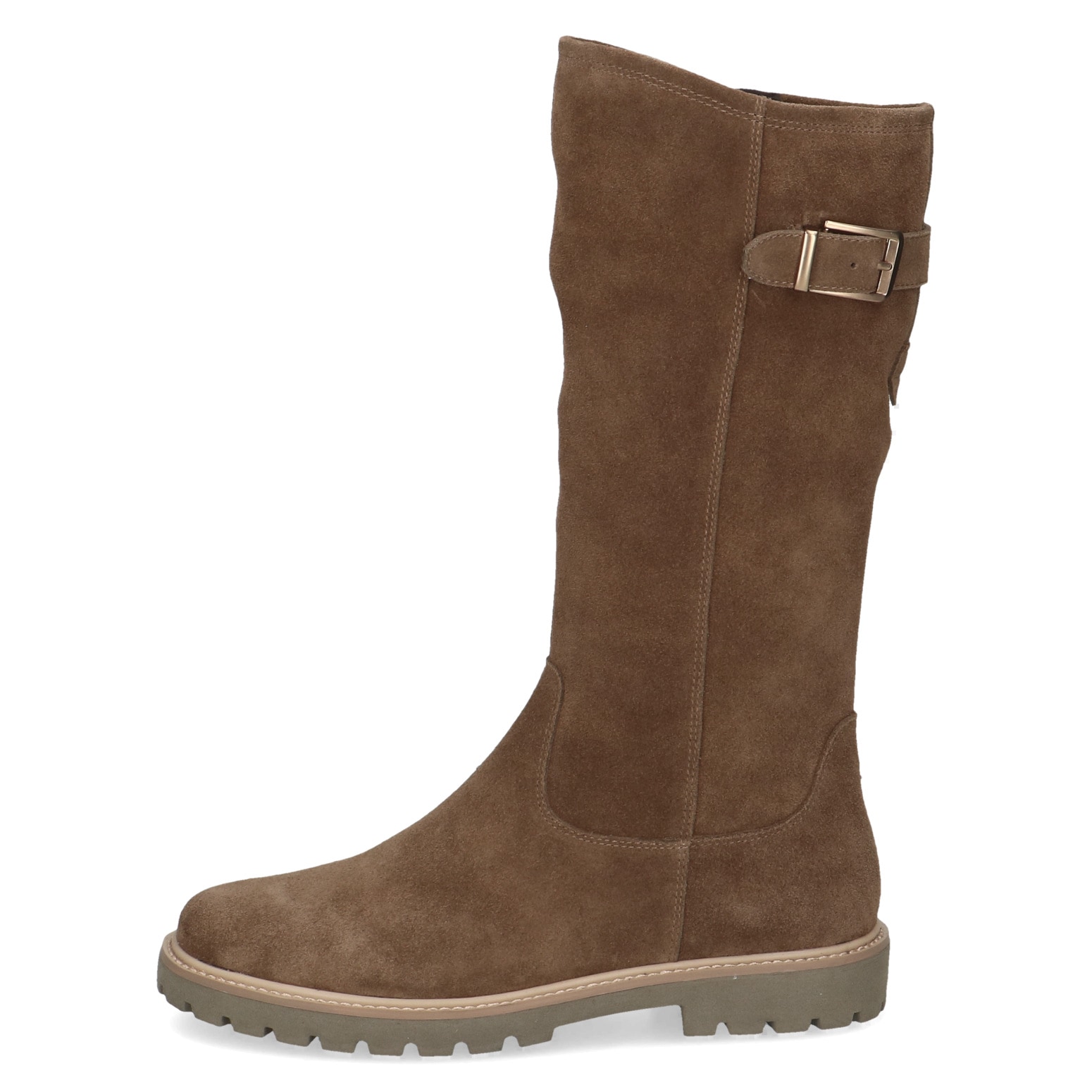 Caprice Stiefel  Blockabsatz, Langschaftschaftstiefel mit Ziernähten, bequeme Weite