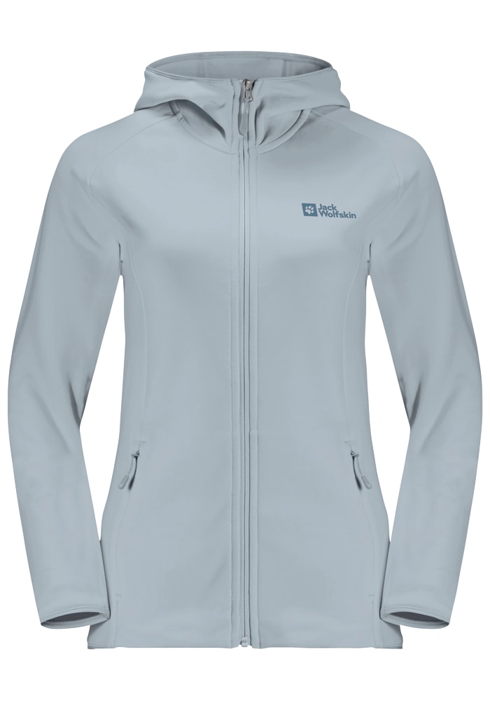 Jack Wolfskin Fleecejacke »BAISELBERG HOODED FZ W«, mit Kapuze