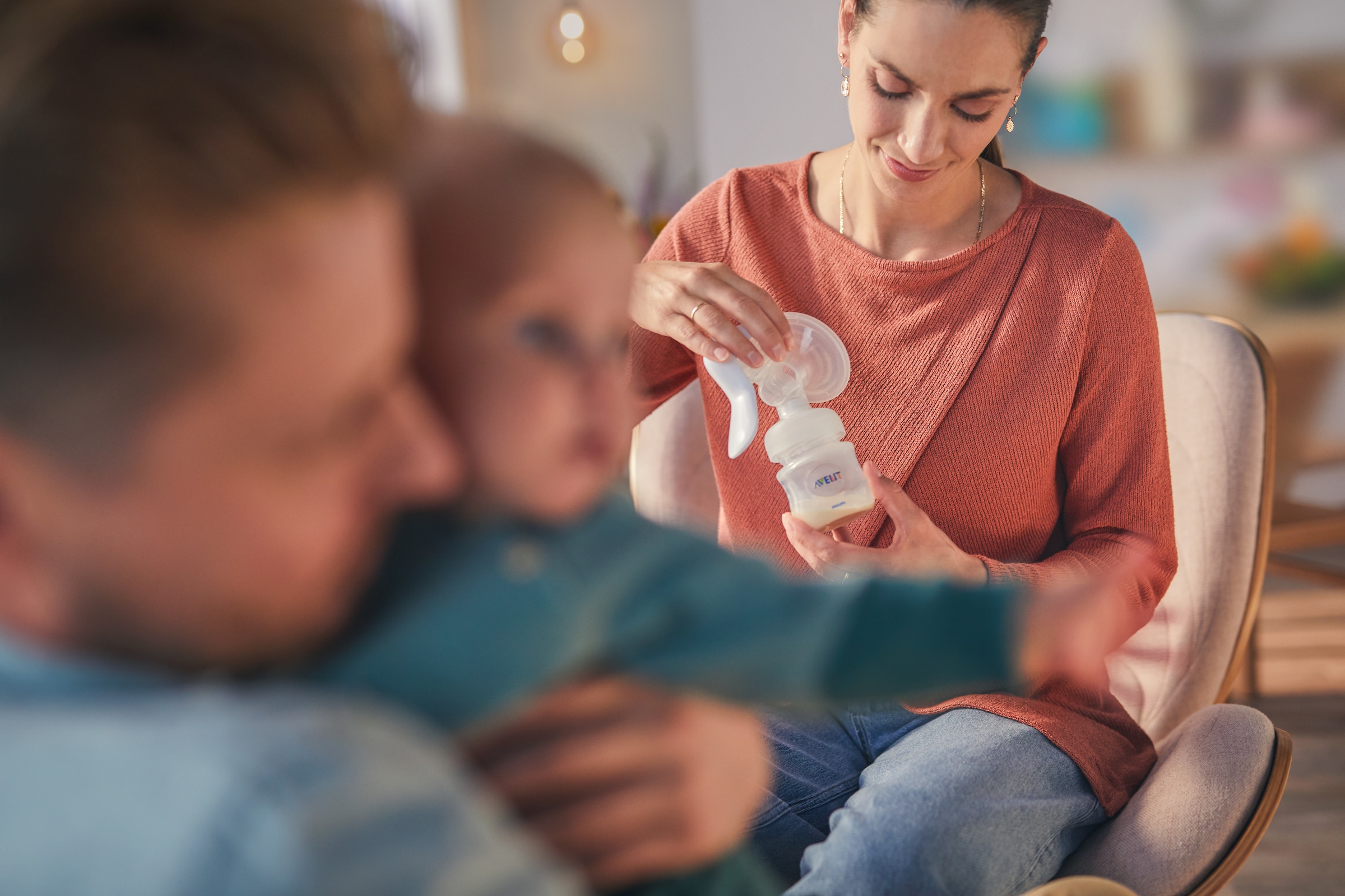 Philips AVENT Handmilchpumpe »SCF430/20«, Standardset mit Natural Motion-Technologie