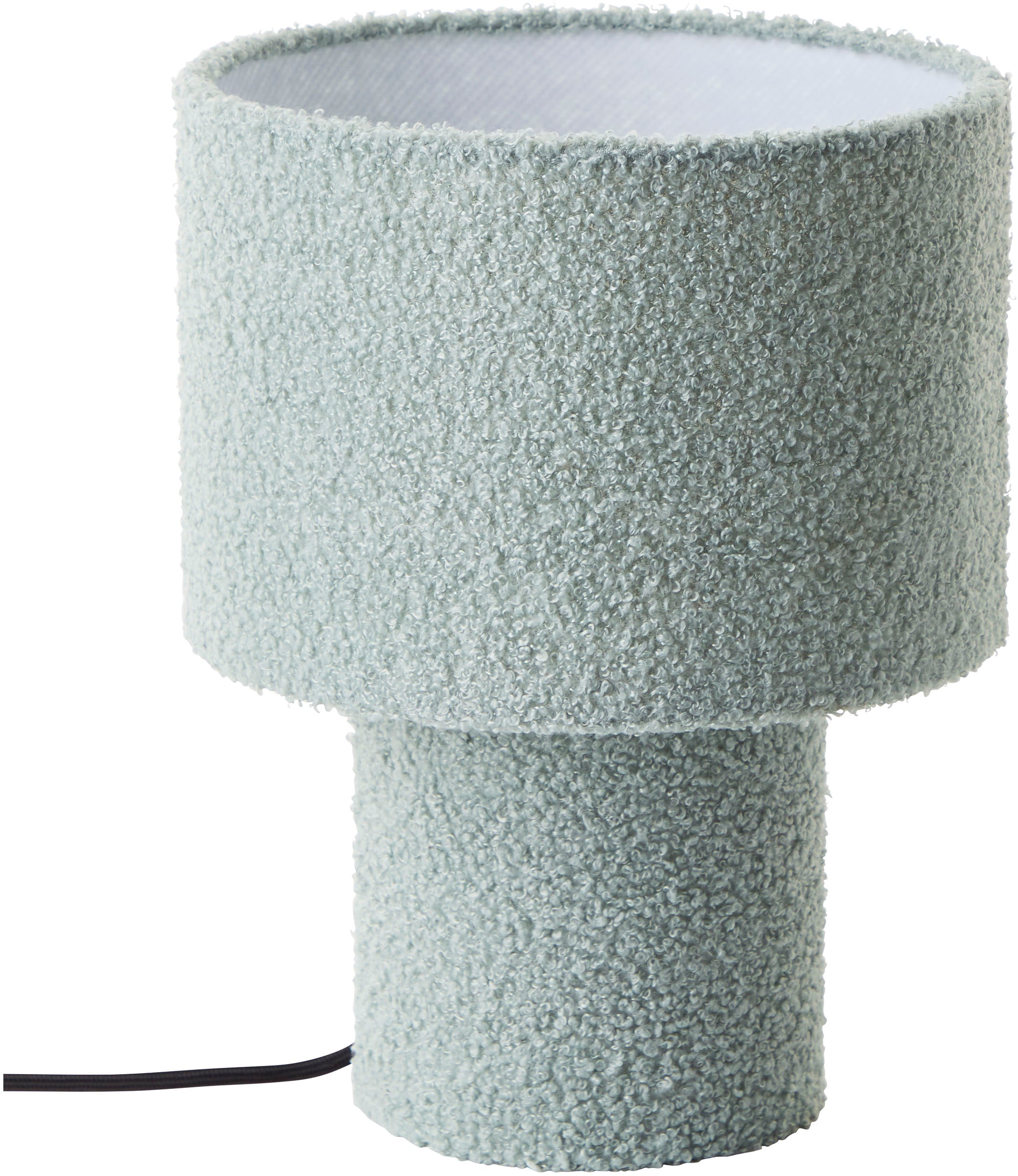 LeGer Home by Lena Gercke Tischleuchte »Debora«, 1 flammig, Teddy-Stoff, Höhe 30 cm, Ø 23 cm, E27