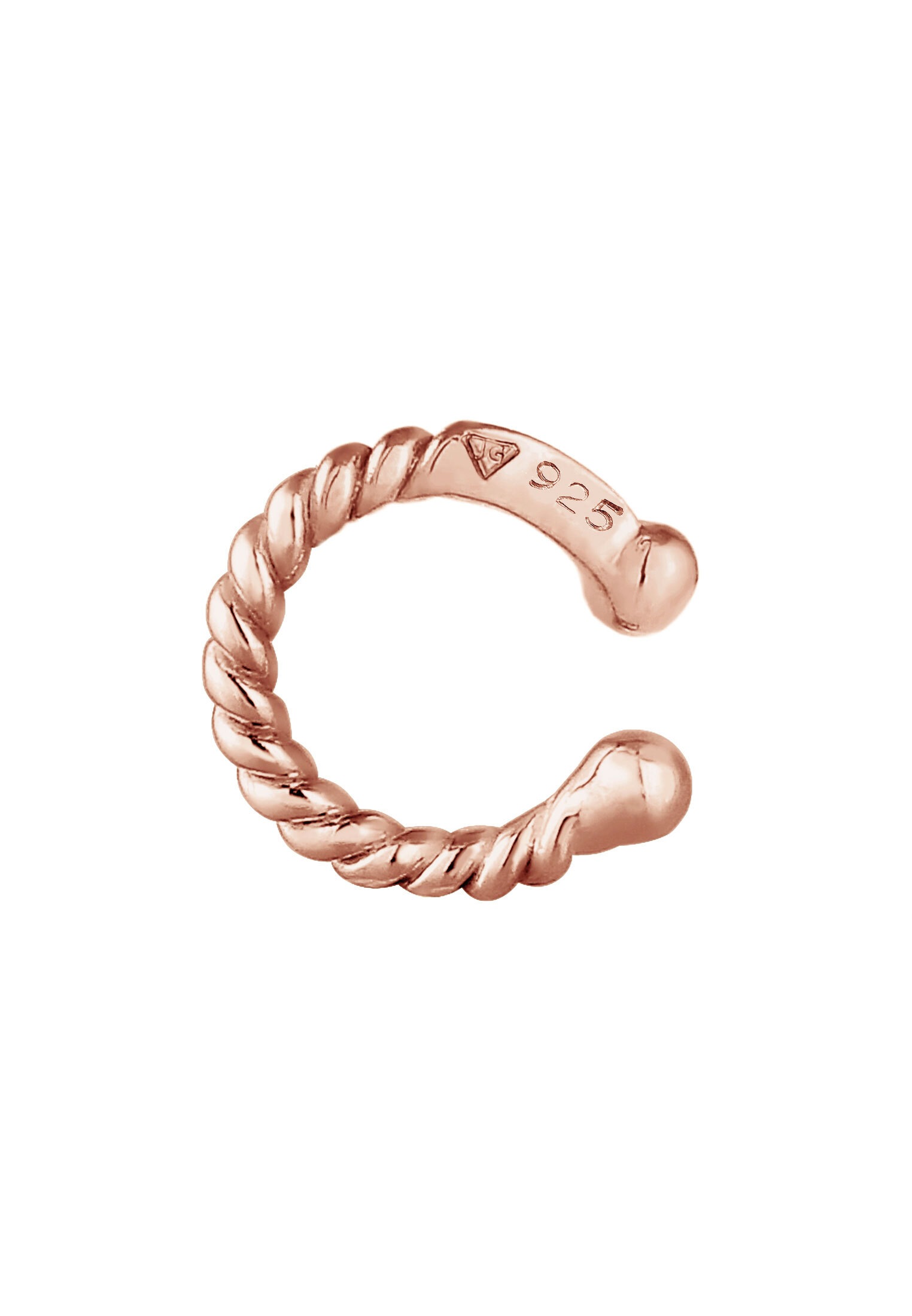 Elli Ohrklemme »Ohrringe Single Earcuff Twisted Ohrklemme 925er Silber«