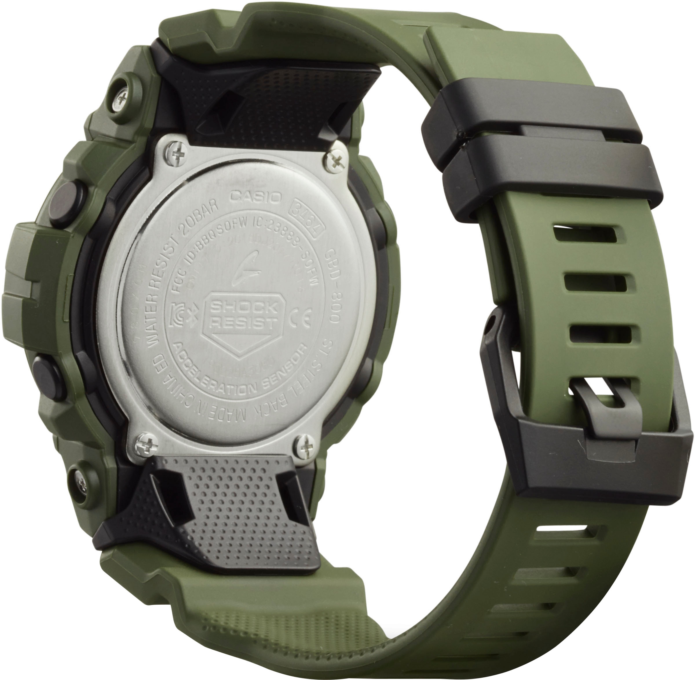CASIO G-SHOCK Smartwatch »GBD-800-1BER«, Quarzuhr,Armbanduhr,Herrenuhr,Schrittzähler,bis 20bar wasserd.digital)