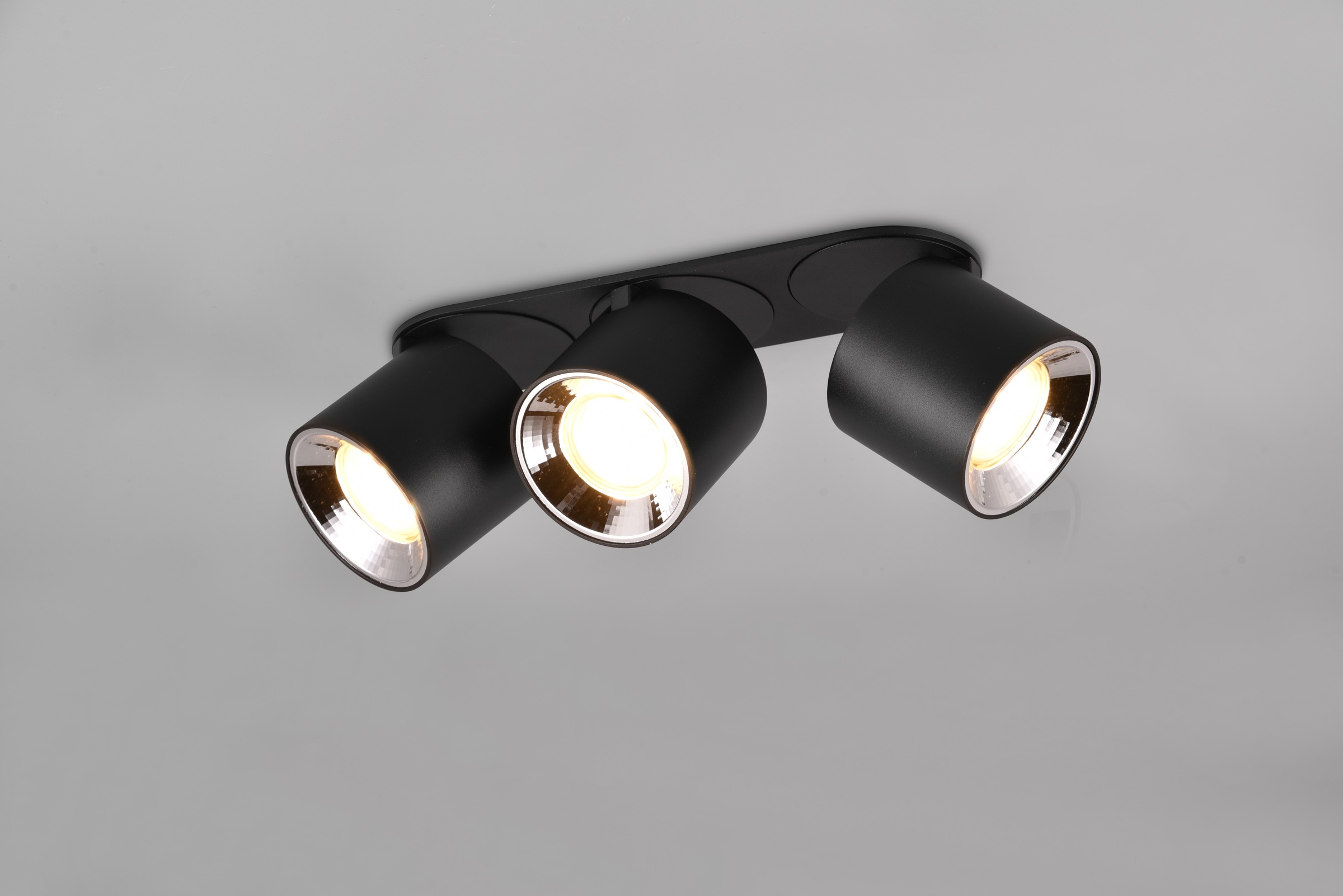 TRIO Leuchten Deckenleuchte »GUAYANA, Deckenspot 3-flammig exkl 3x GU10 max 10W Spot verstellbar«, 3 flammig, Leuchtmittel GU10 | Leuchtmittel wechselbar, als Aufbauspot oder Einbauspot nutzbar Spot schwenkbar und drehbar