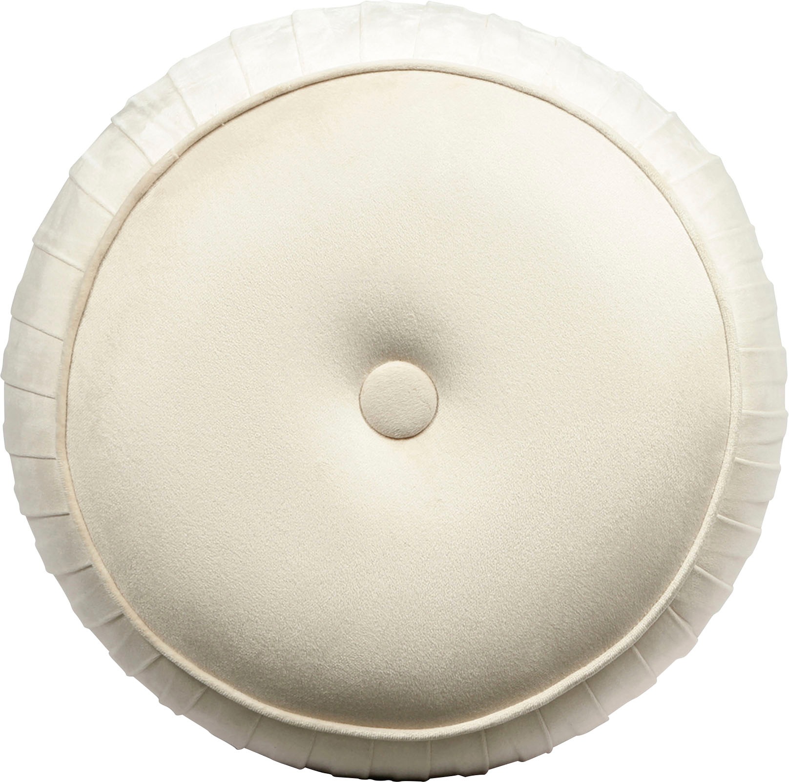 Kayoom Sitzhocker »Hocker Lilje, Edler Touch durch goldenen Sockel,Hochwertiger Samtbezug« 1 Stk. tlg. samtweich, gesteppte Ziernaht, Edelstahlsockel, Hochwertiger Samtbezug