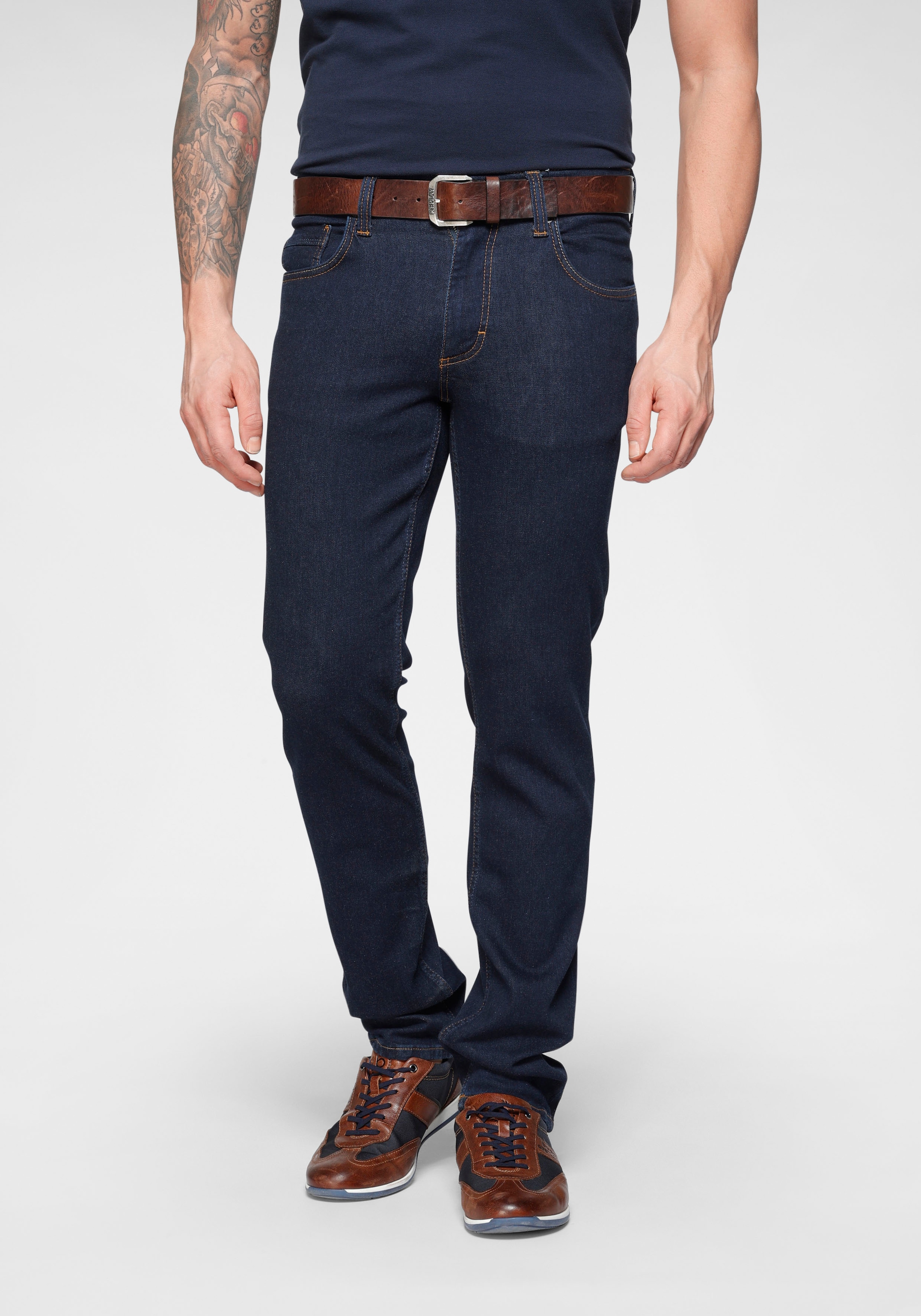 Straight-Jeans »Style Washington Straight«, mit Reißverschluss