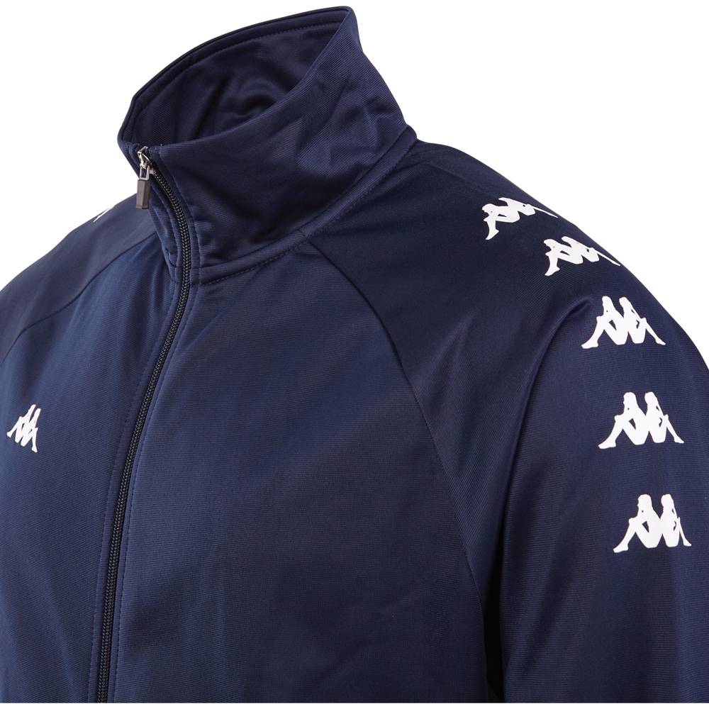 Kappa Trainingsjacke, ohne Kapuze, - mit Logo Prints an den Schultern