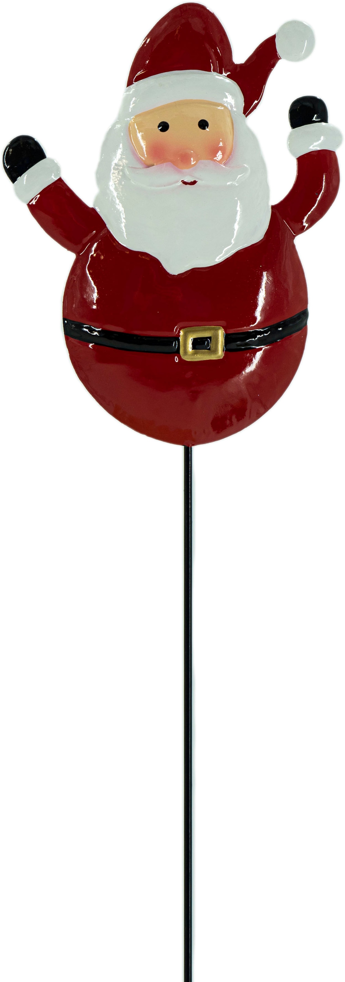 NOOR LIVING Weihnachtsfigur »Gartenstecker mit Weihnachtsmotiv«, aus Metall, Höhe ca. 61 cm