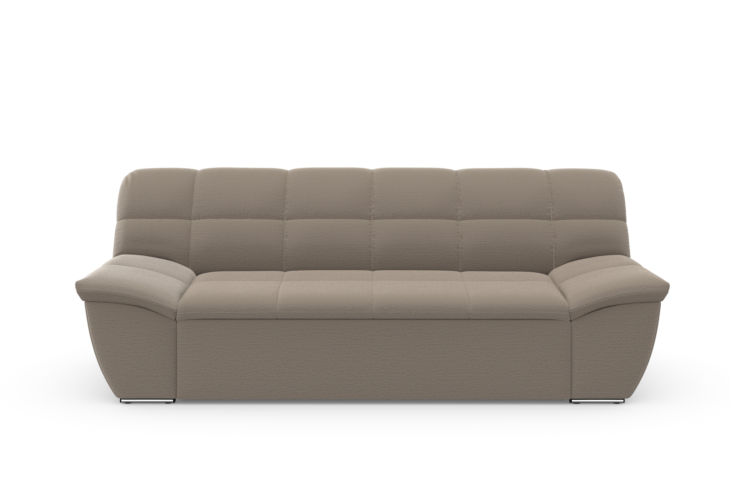 DOMO collection 2-Sitzer »SPLASH Breite 211 cm, moderne Sitz- und Rückensteppung, komfortabel« flache Armlehnen zum Entspannen