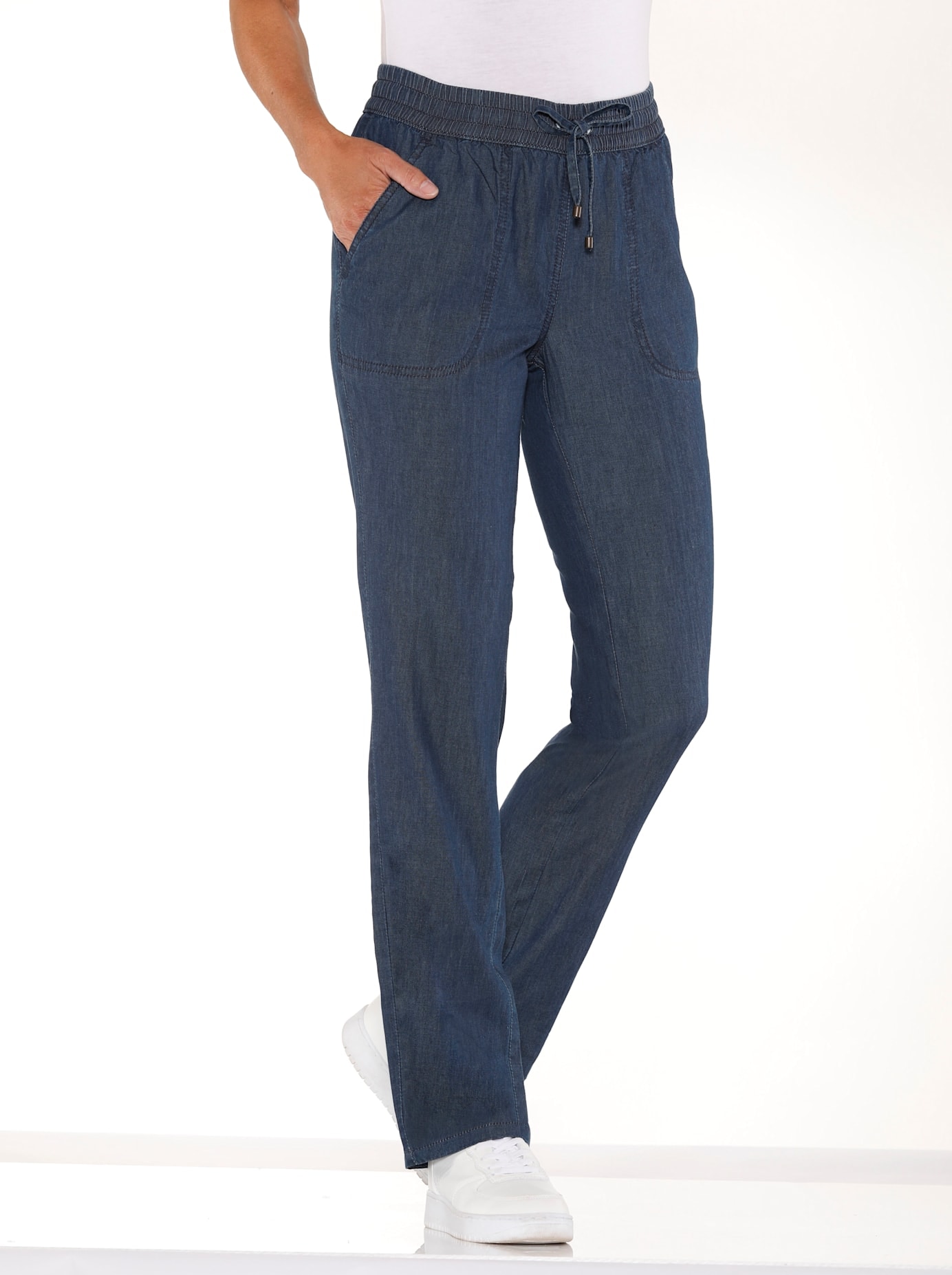 Classic Basics Schlupfjeans, (1 tlg.)