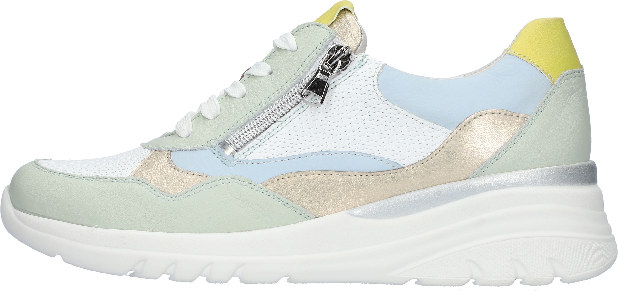 Waldläufer Keilsneaker »H-CARLA«  Schnürschuh, Halbschuh, Freizeitschuh mit Reißverschluss