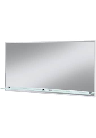 welltime Badspiegel »Flex«, 120 x 60 cm, mit Glasablage und Facettenschliff kaufen