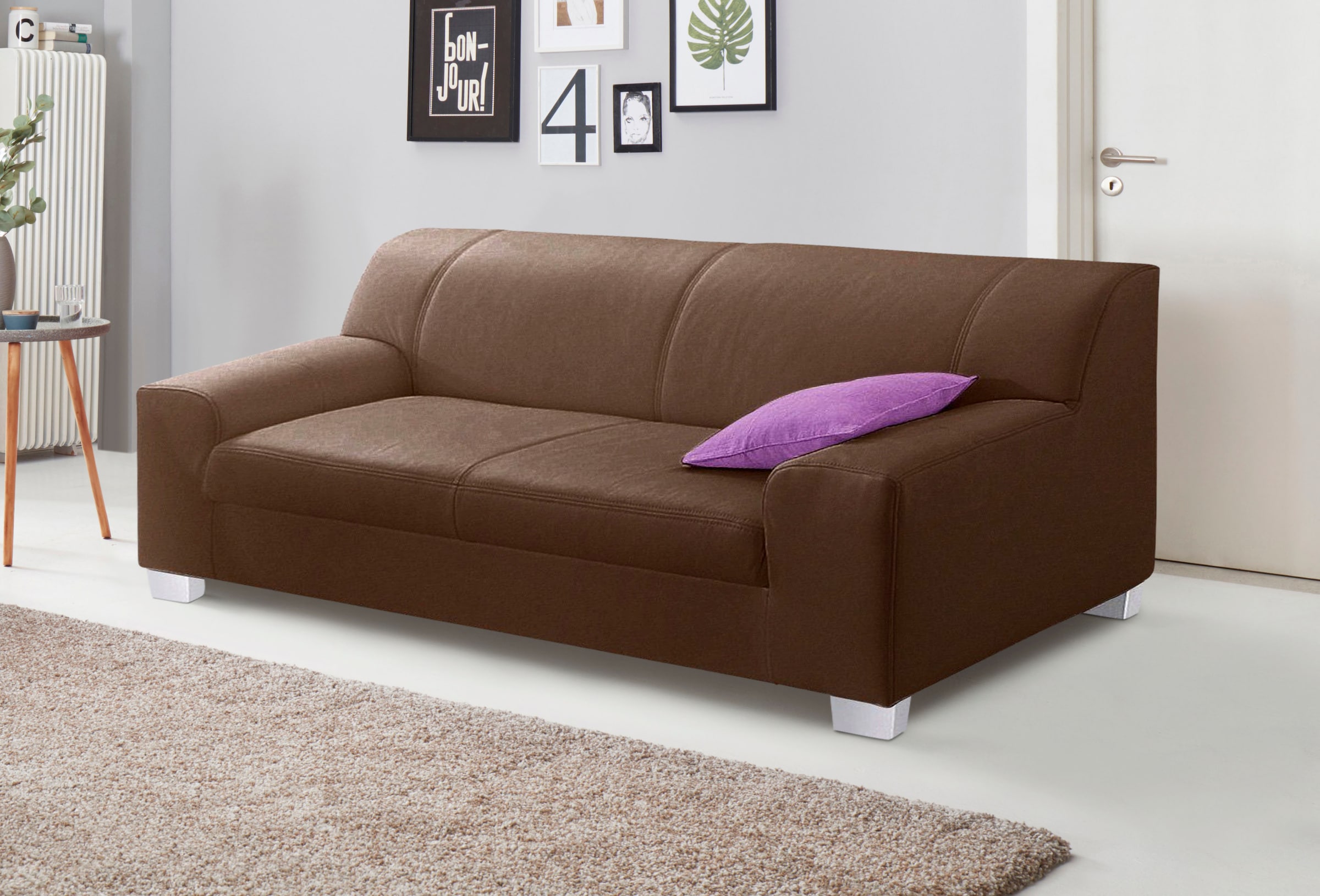 DOMO collection 3-Sitzer »Amando zeitlos und modern, komfortabel,« in vielen Bezugsvarianten, auch in Leder