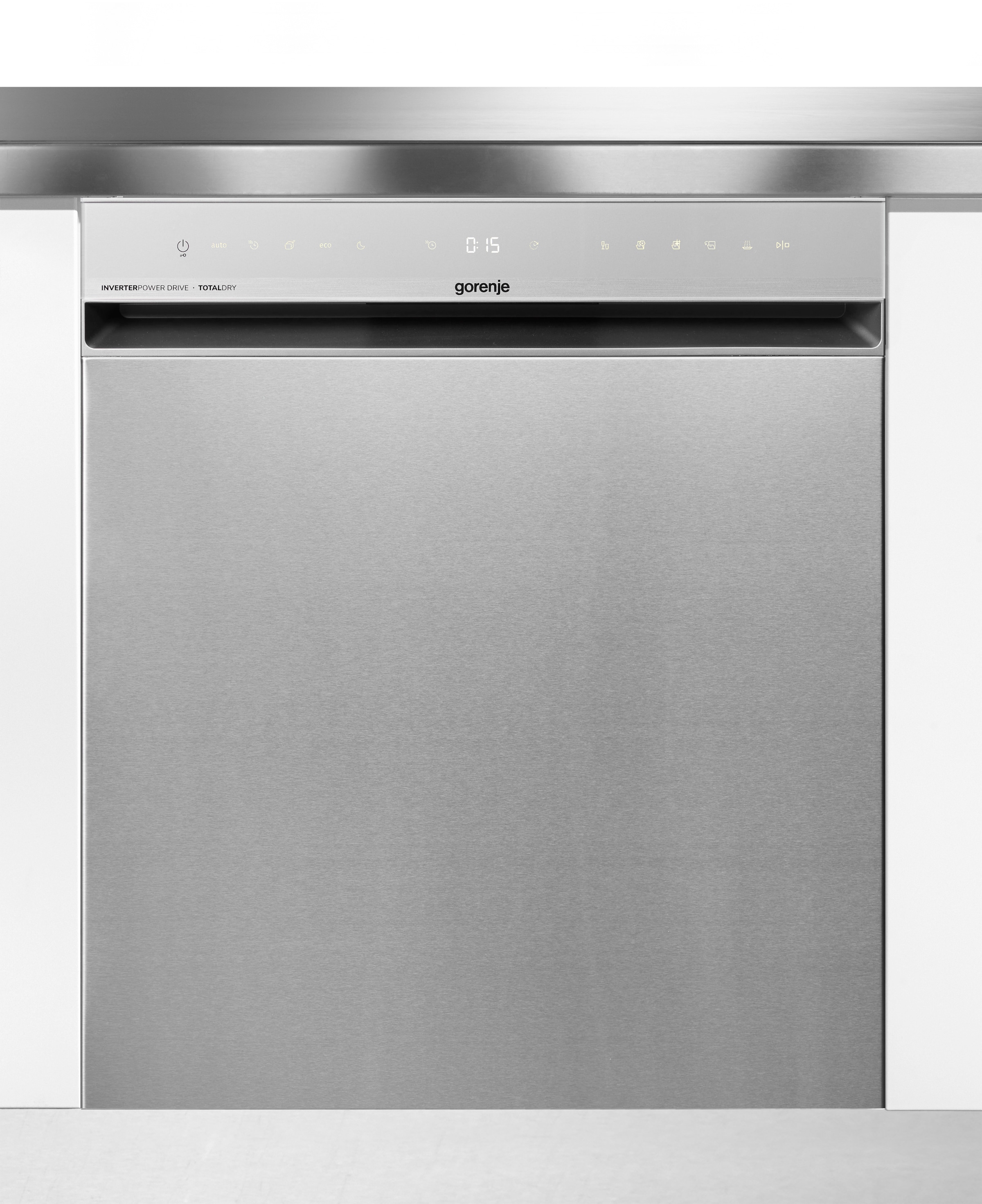 GORENJE Unterbaugeschirrspüler »GU663C95X« 9,4 l 16 tlg. Maßgedecke 16 Maßgedecke, auto. Türöffnung, Besteckschublade