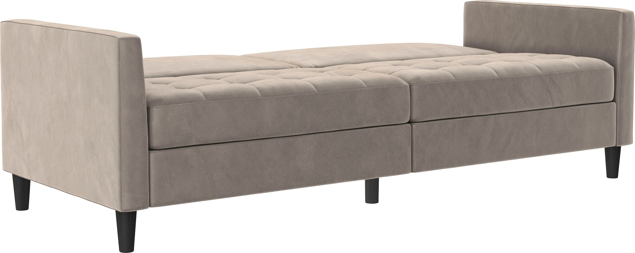 Dorel Home 3-Sitzer »Presley«, Sofa mit Bett-Funktion und verstellbarer Rückenlehne