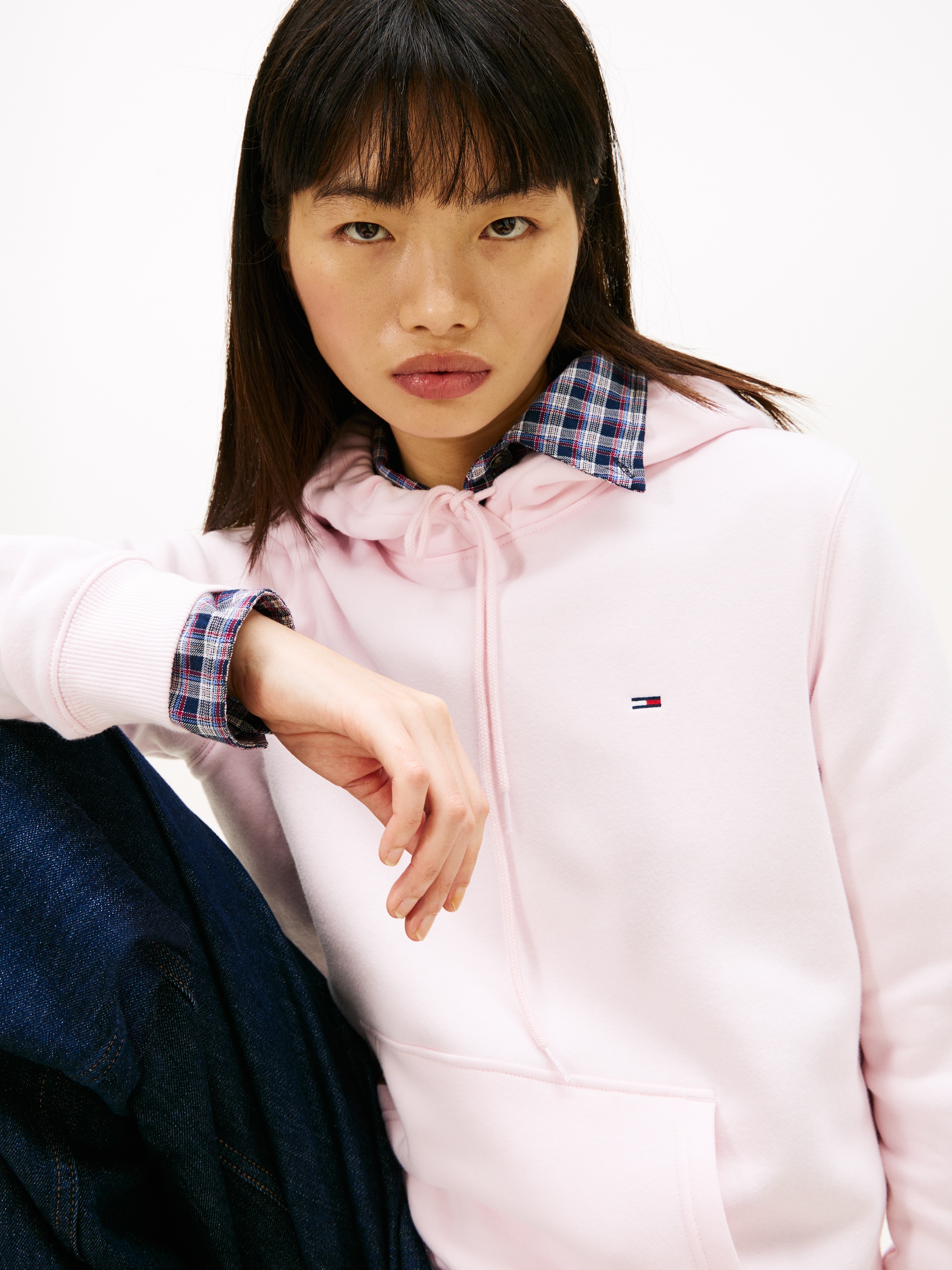 Tommy Jeans Kapuzensweatshirt »TJW REG S FLAG HOODIE«, mit Logo-Flag, Regular Fit
