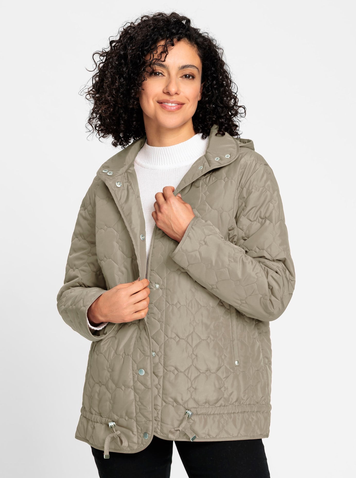 Inspirationen Steppjacke, mit Kapuze