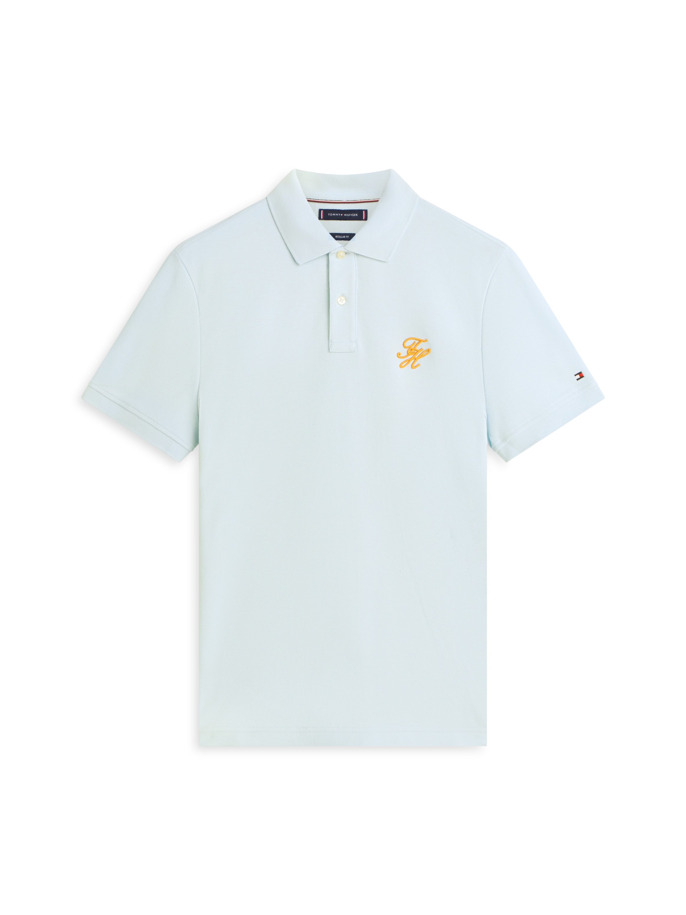 Tommy Hilfiger Poloshirt »TH SCRIPT REGULAR« aus Piqué mit Logo