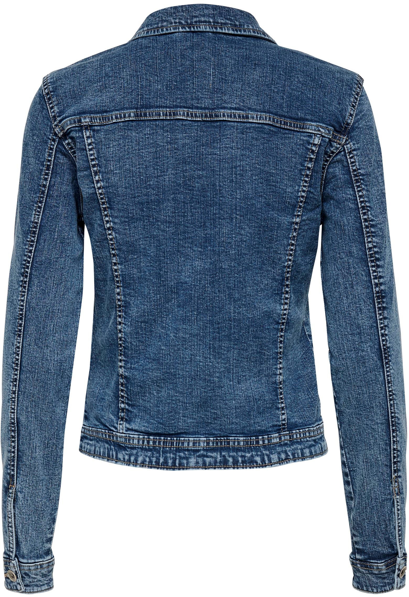 ONLY Jeansjacke »TIA«, in leichter Used-Waschung mit Stretch