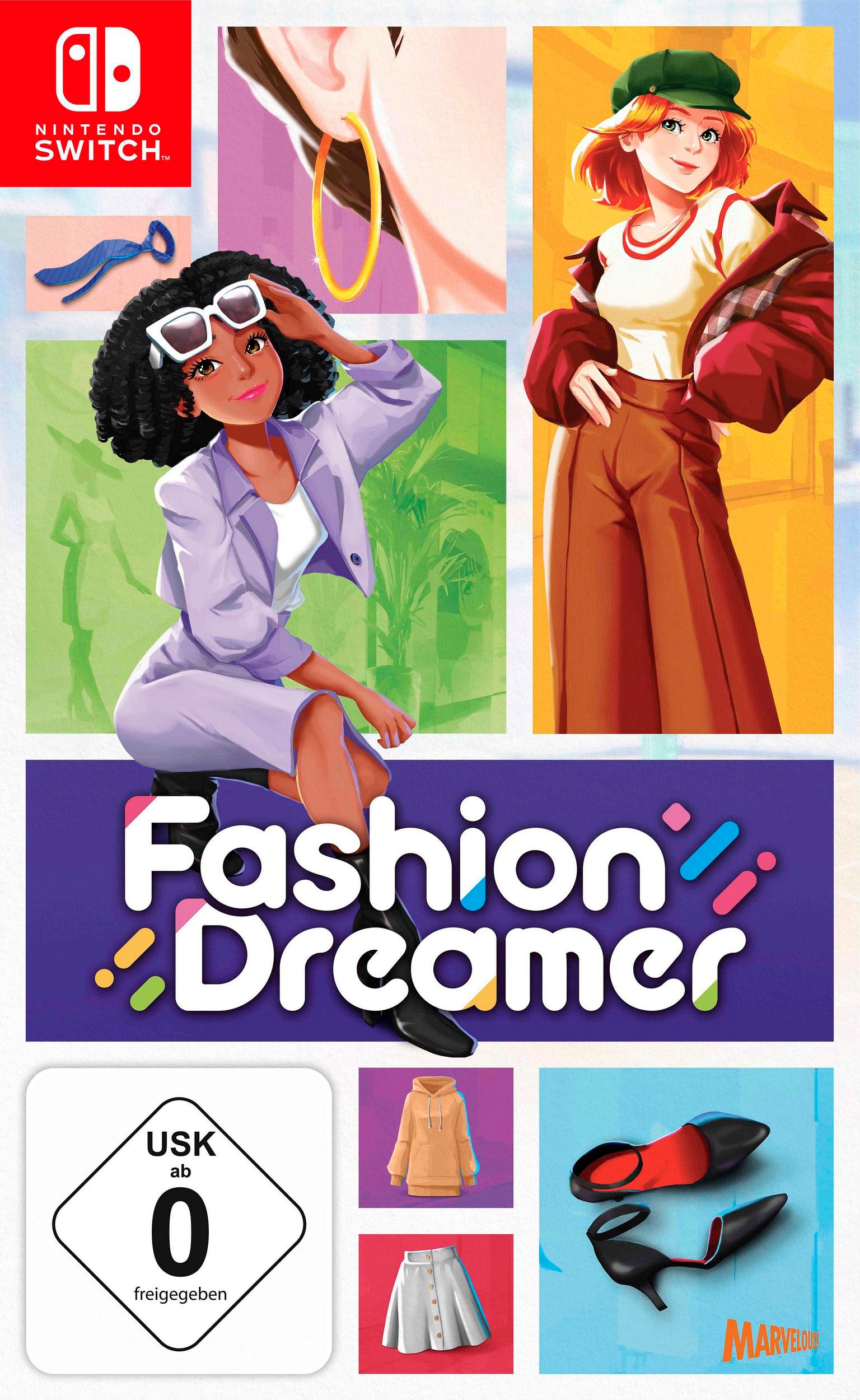 Nintendo Switch Spielekonsole »Lite + kostenloses Spiel "Fashion Dreamer"«