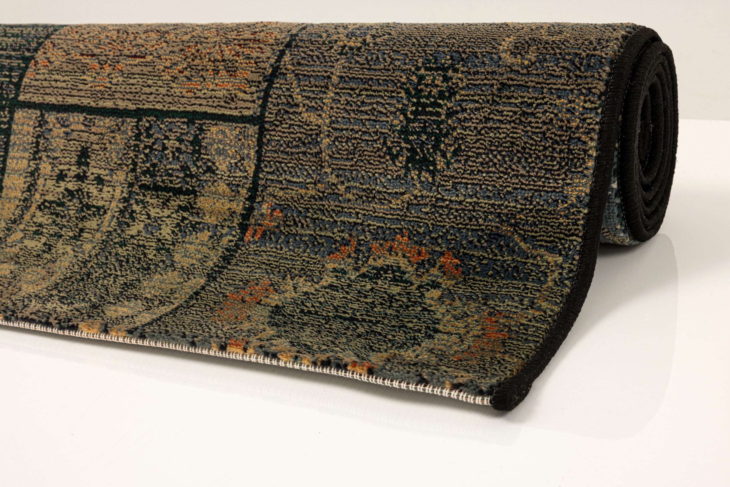 THEKO Teppich »Gabiro 5504«, rechteckig, 10 mm Höhe, Melange-Effekt, Patchwork Design, auch als Läufer, Wohnzimmer