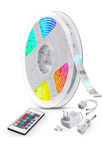 B.K.Licht LED Stripe, RGB-LED Band 10 Meter , inkl. 300 x RGB-LED je 0,08 Watt. Inkl.... kaufen
